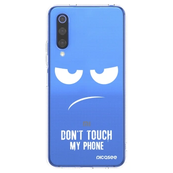 Picasee διαφανής θήκη σιλικόνης Xiaomi Mi 9 SE - Don't Touch My Phone