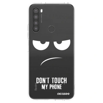 Picasee διαφανής θήκη σιλικόνης Xiaomi Redmi Note 8 - Don't Touch My Phone