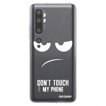 Picasee διαφανής θήκη σιλικόνης Xiaomi Mi Note 10 (Pro) - Don't Touch My Phone