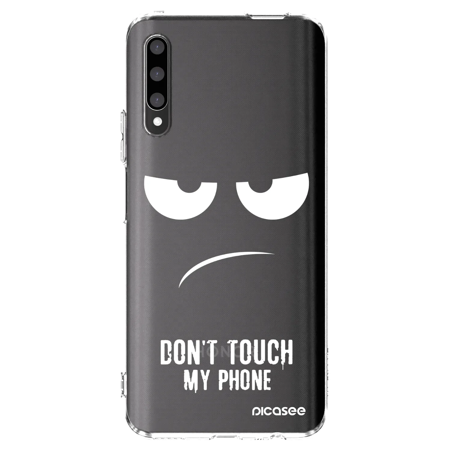 Picasee διαφανής θήκη σιλικόνης Honor 9X Pro - Don't Touch My Phone