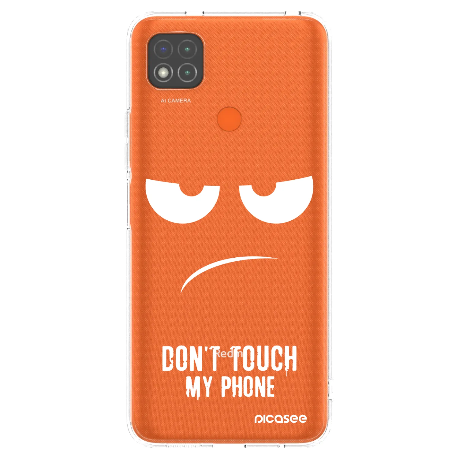 Picasee διαφανής θήκη σιλικόνης Xiaomi Redmi 9C - Don't Touch My Phone