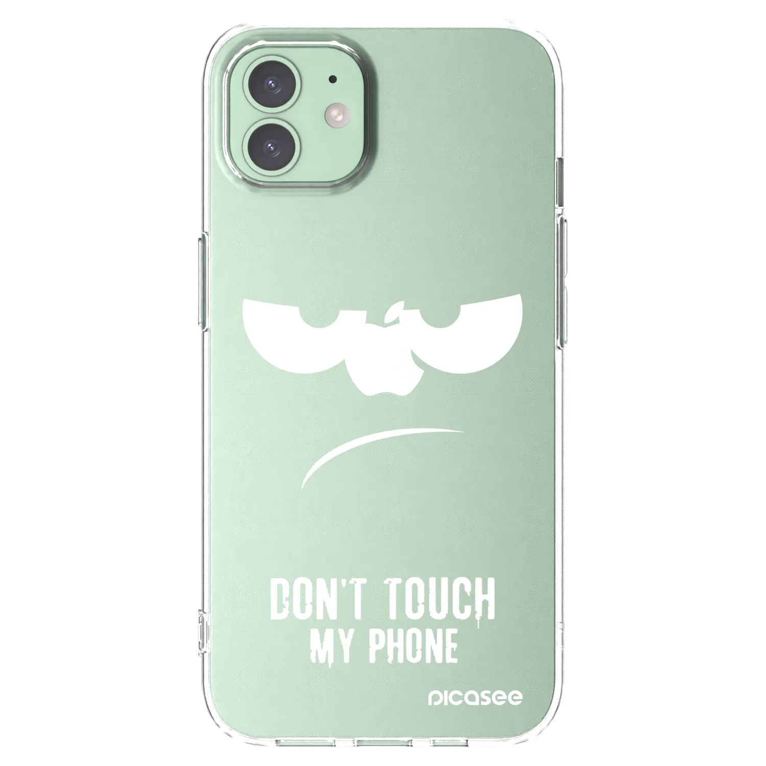 Picasee διαφανής θήκη σιλικόνης Apple iPhone 12 - Don't Touch My Phone
