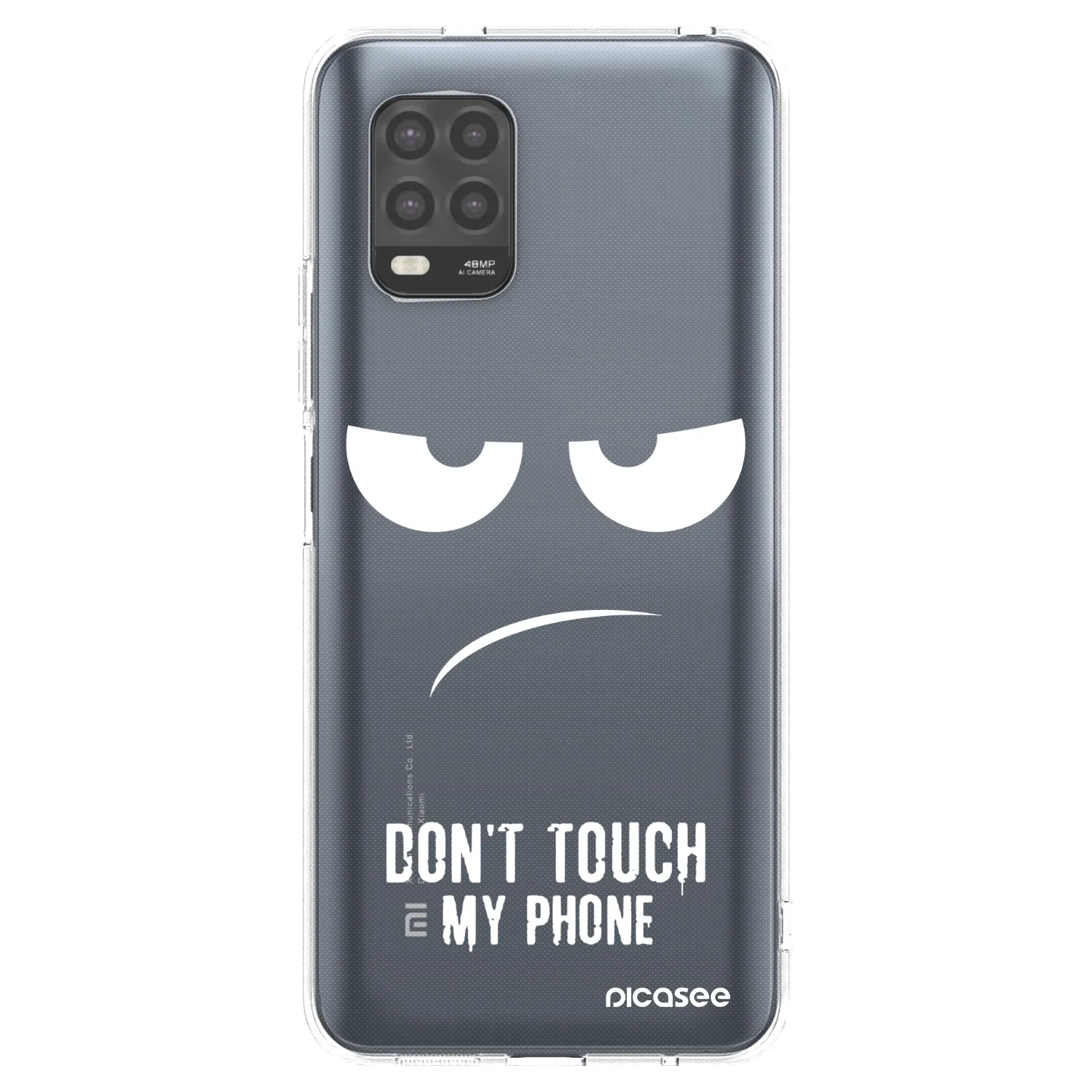 Picasee διαφανής θήκη σιλικόνης Xiaomi Mi 10 Lite - Don't Touch My Phone