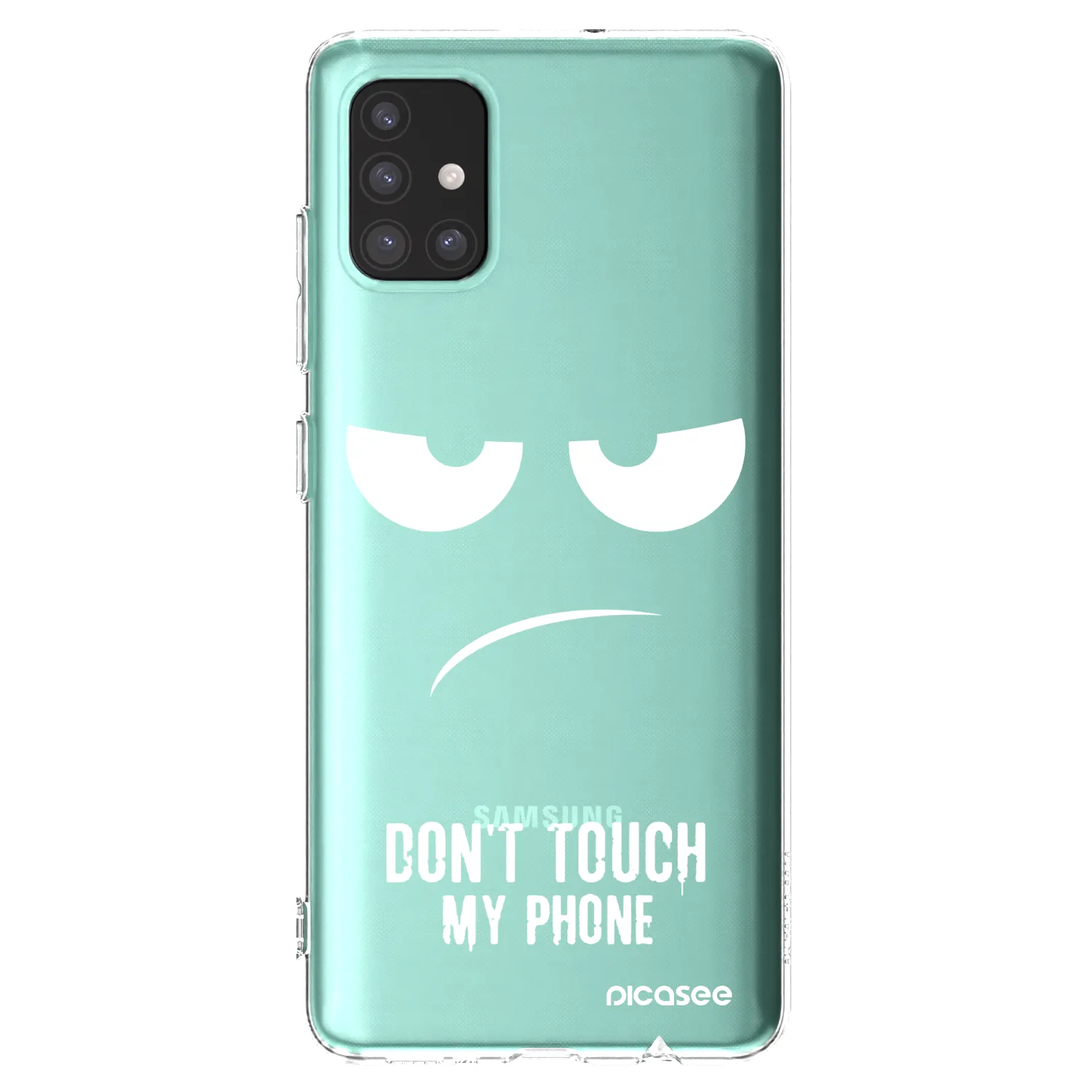 Picasee διαφανής θήκη σιλικόνης Samsung Galaxy M51 M515F - Don't Touch My Phone