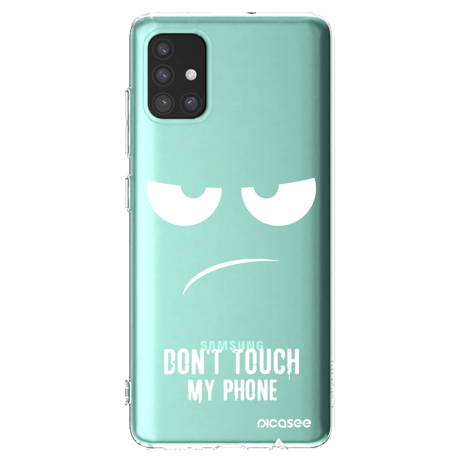 Picasee διαφανής θήκη σιλικόνης Samsung Galaxy M31s - Don't Touch My Phone