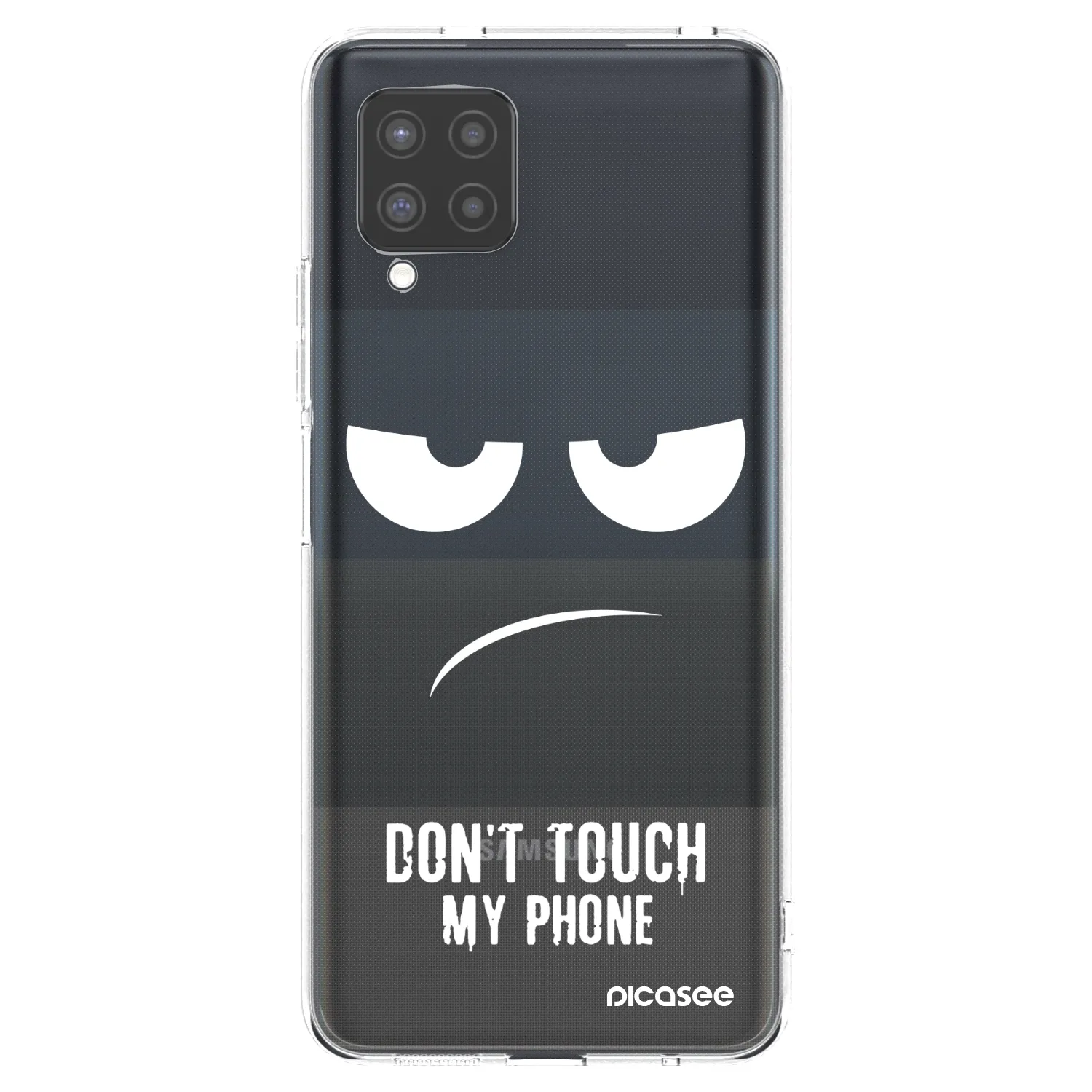 Picasee διαφανής θήκη σιλικόνης Samsung Galaxy A42 A426B - Don't Touch My Phone