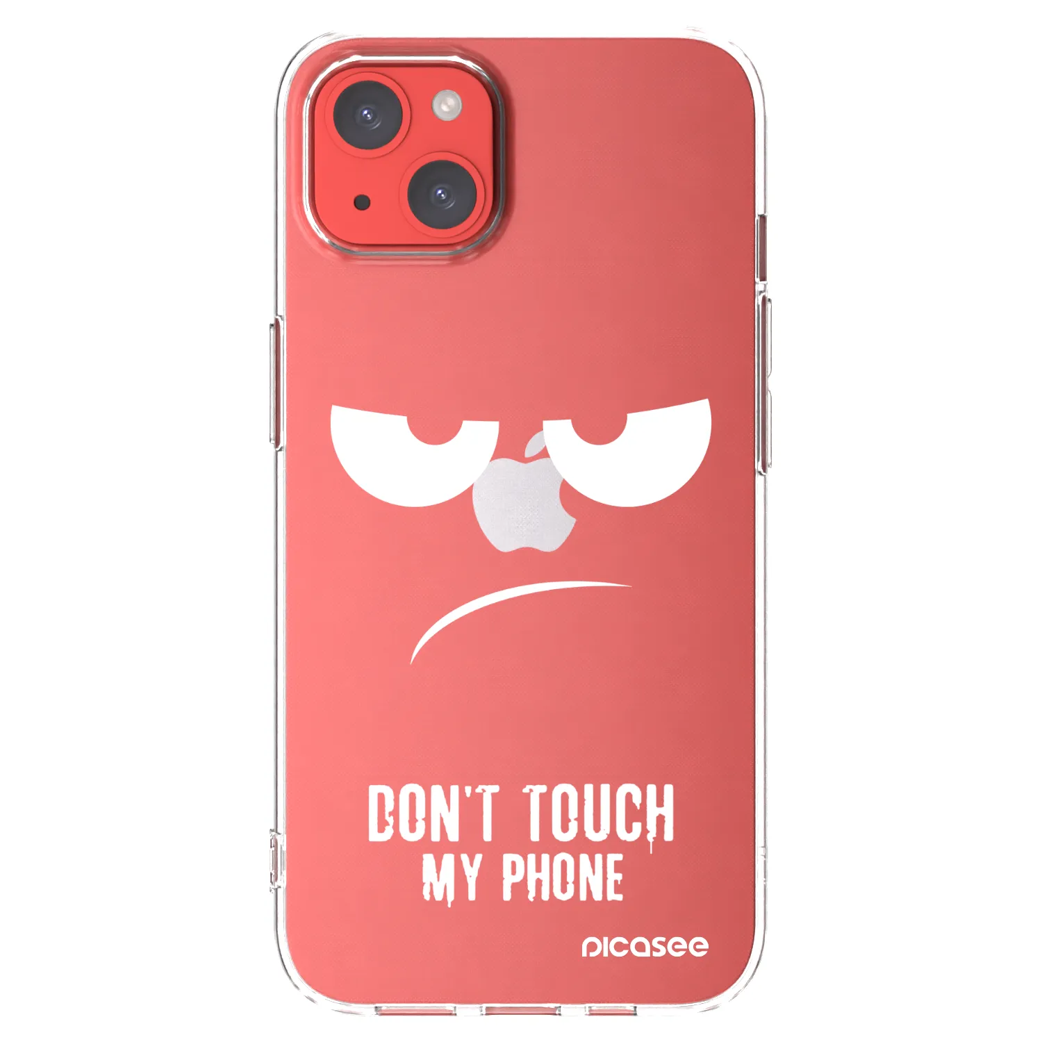 Picasee διαφανής θήκη σιλικόνης Apple iPhone 13 - Don't Touch My Phone