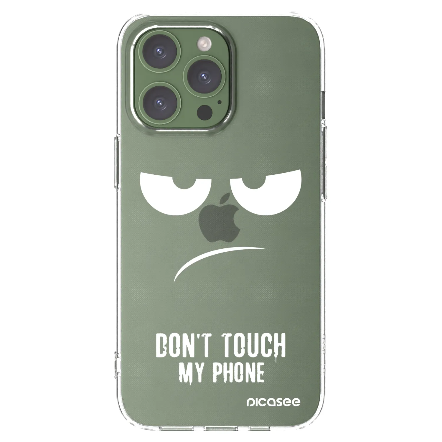 Picasee διαφανής θήκη σιλικόνης Apple iPhone 13 Pro - Don't Touch My Phone