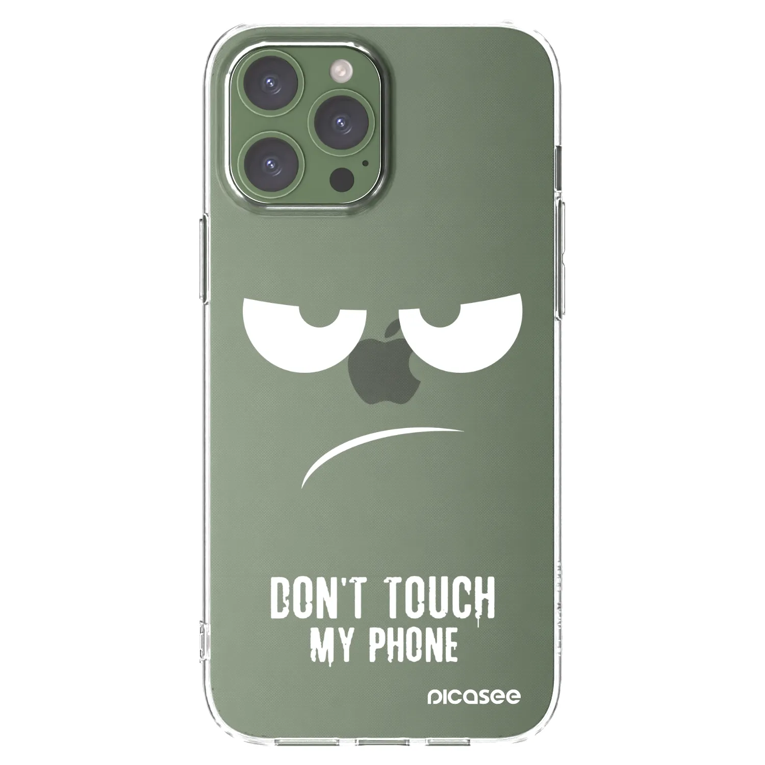 Picasee διαφανής θήκη σιλικόνης Apple iPhone 13 Pro Max - Don't Touch My Phone