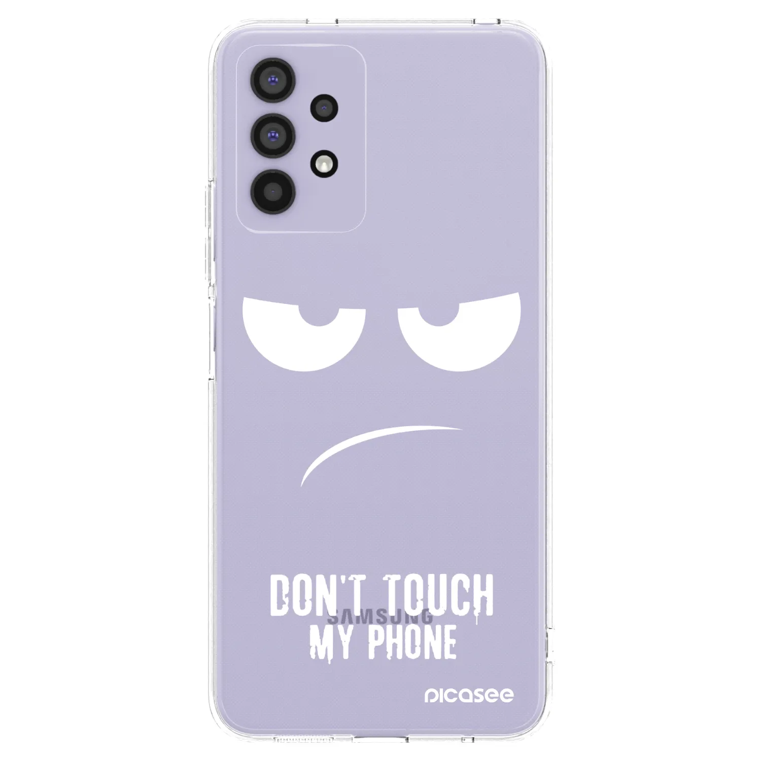 Picasee διαφανής θήκη σιλικόνης Samsung Galaxy A32 4G SM-A325F - Don't Touch My Phone