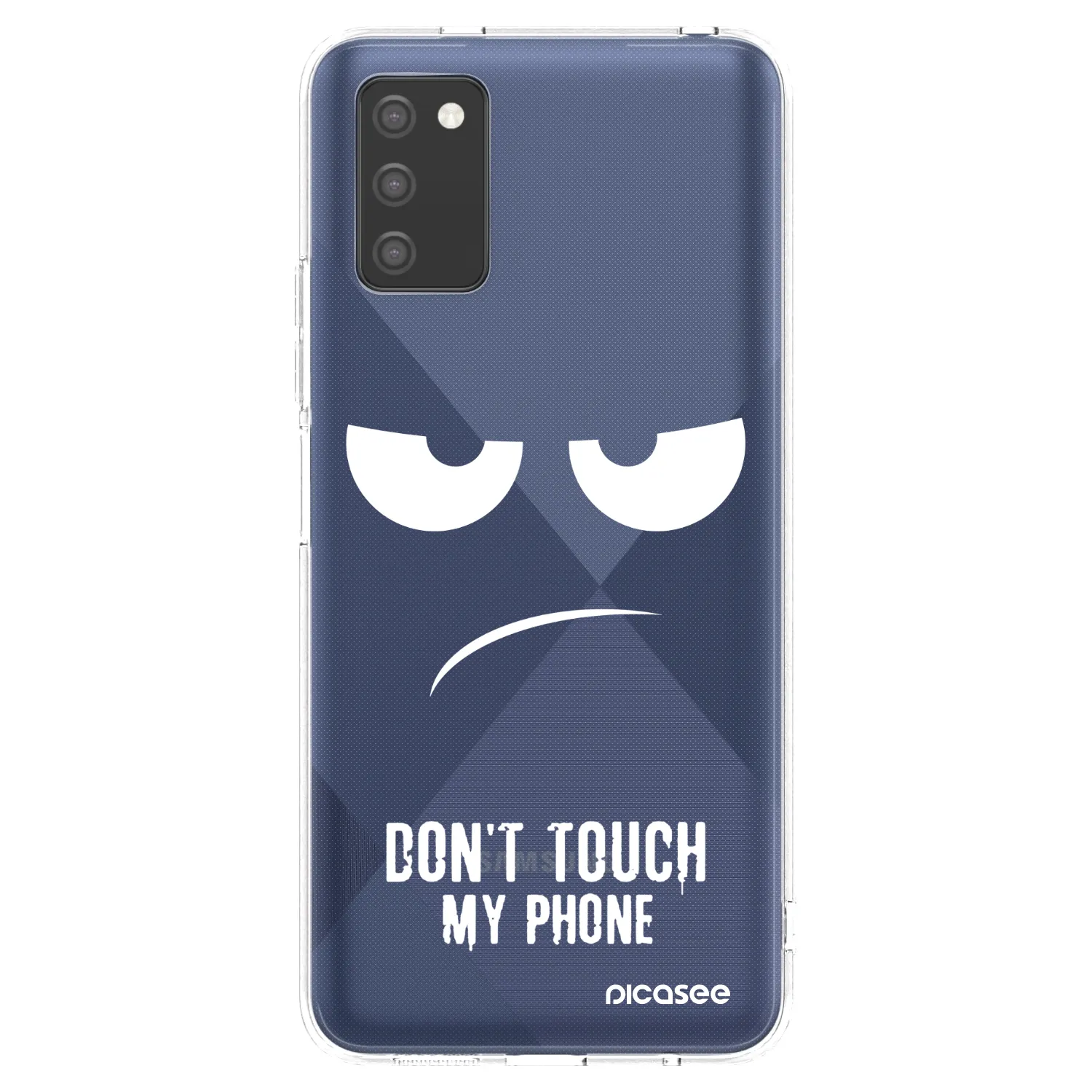 Picasee διαφανής θήκη σιλικόνης Samsung Galaxy A02s A025G - Don't Touch My Phone