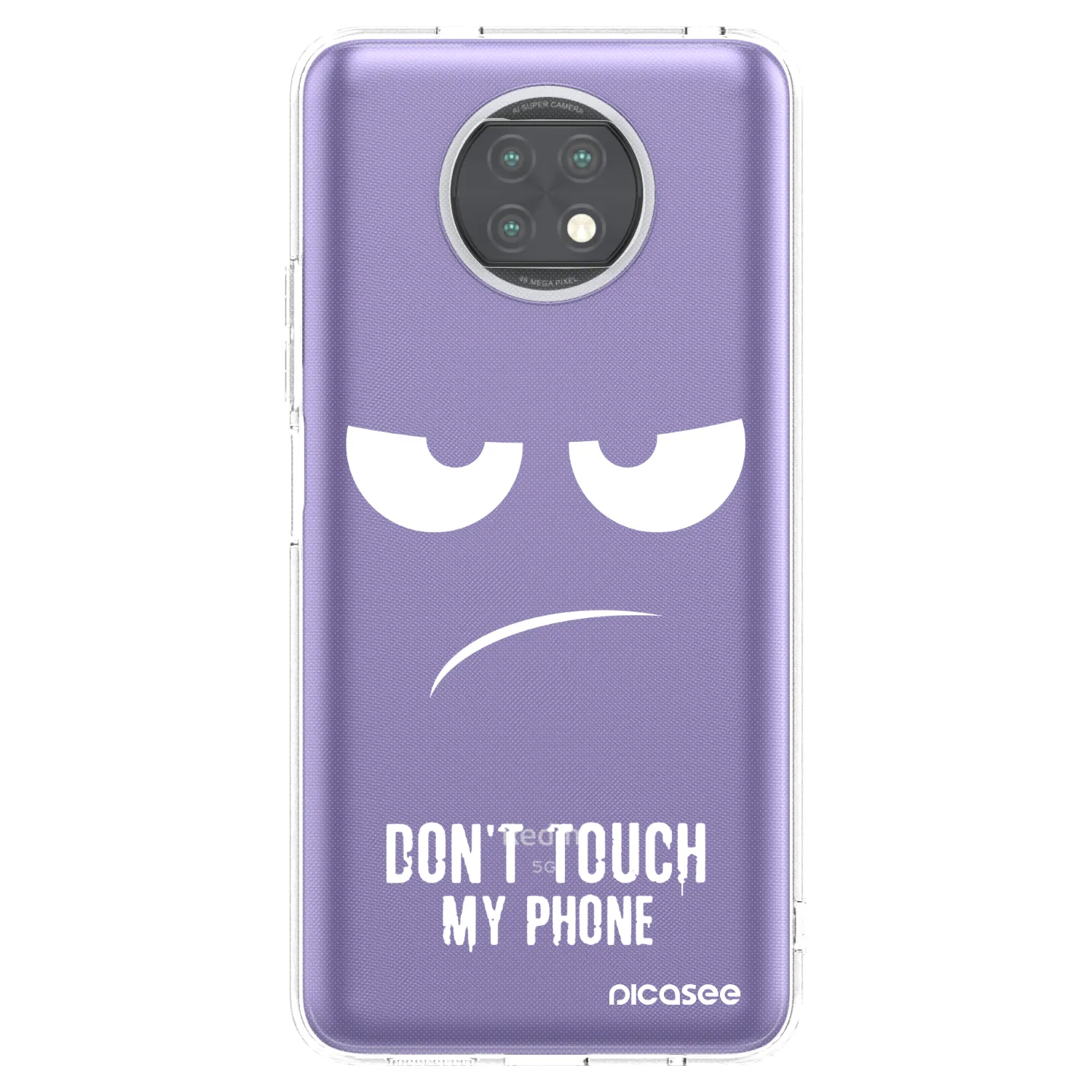 Picasee διαφανής θήκη σιλικόνης Xiaomi Redmi Note 9T - Don't Touch My Phone