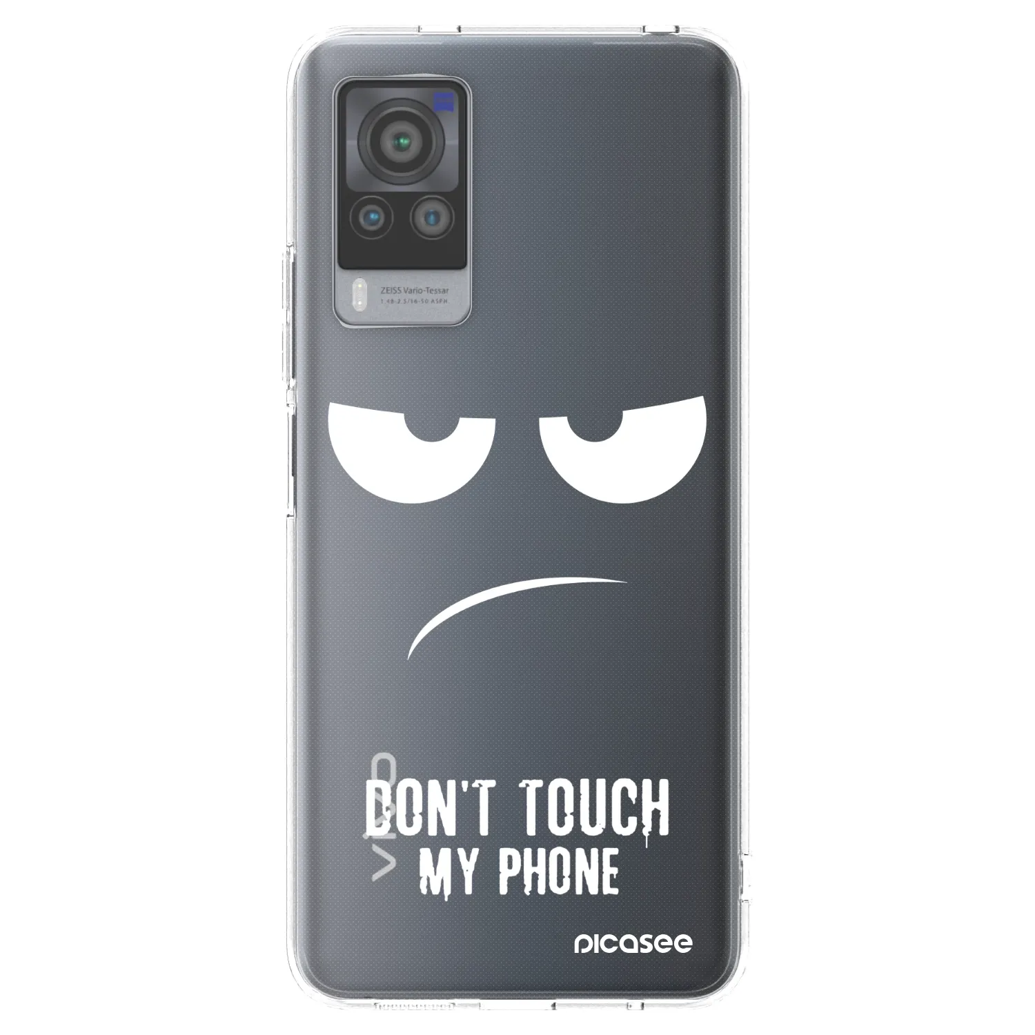 Picasee διαφανής θήκη σιλικόνης Vivo X60 Pro 5G - Don't Touch My Phone