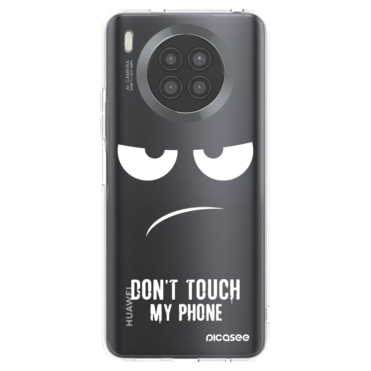 Picasee διαφανής θήκη σιλικόνης Huawei Nova 8i - Don't Touch My Phone
