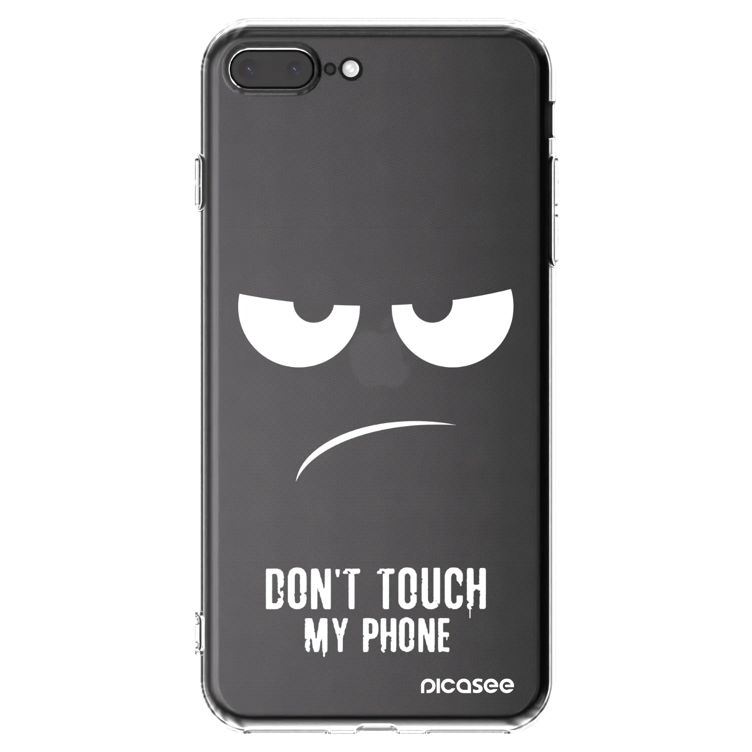 Picasee διαφανής θήκη σιλικόνης Apple iPhone 7 Plus - Don't Touch My Phone