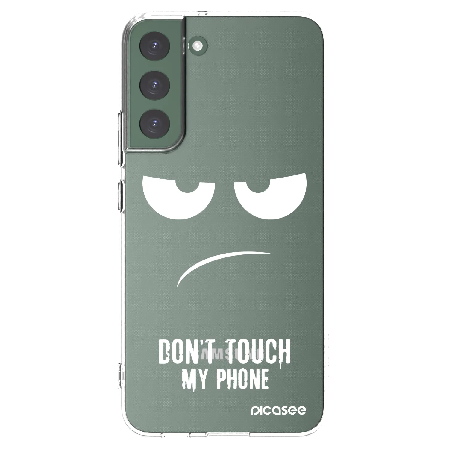 Picasee διαφανής θήκη σιλικόνης Samsung Galaxy S22+ 5G - Don't Touch My Phone