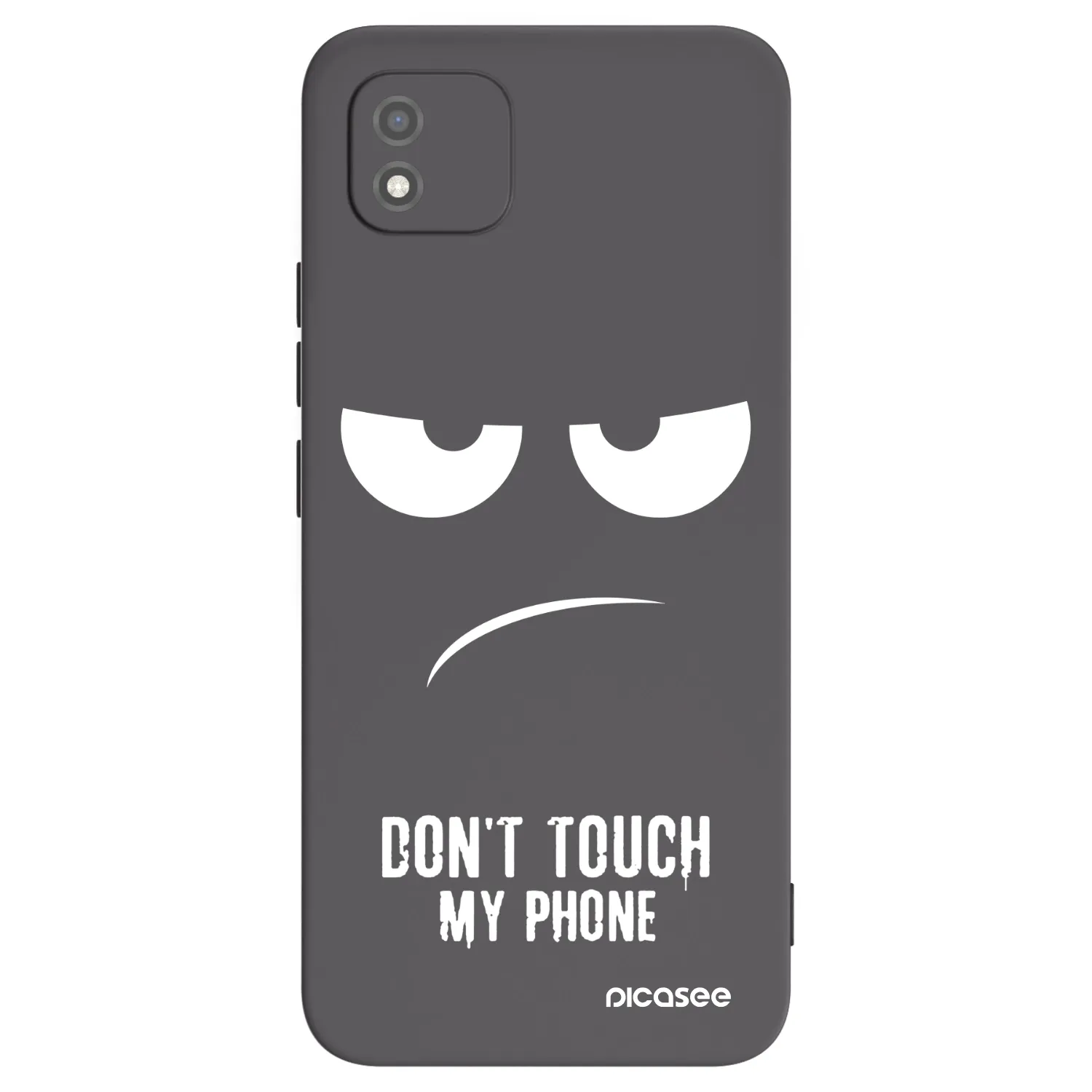 Picasee Μαύρη θήκη σιλικόνης για Realme C11 (2021) - Don't Touch My Phone