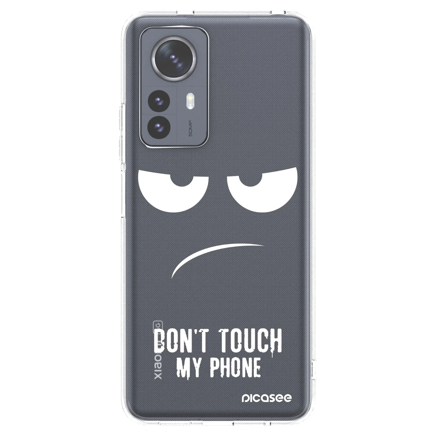 Picasee διαφανής θήκη σιλικόνης Xiaomi 12 Pro - Don't Touch My Phone