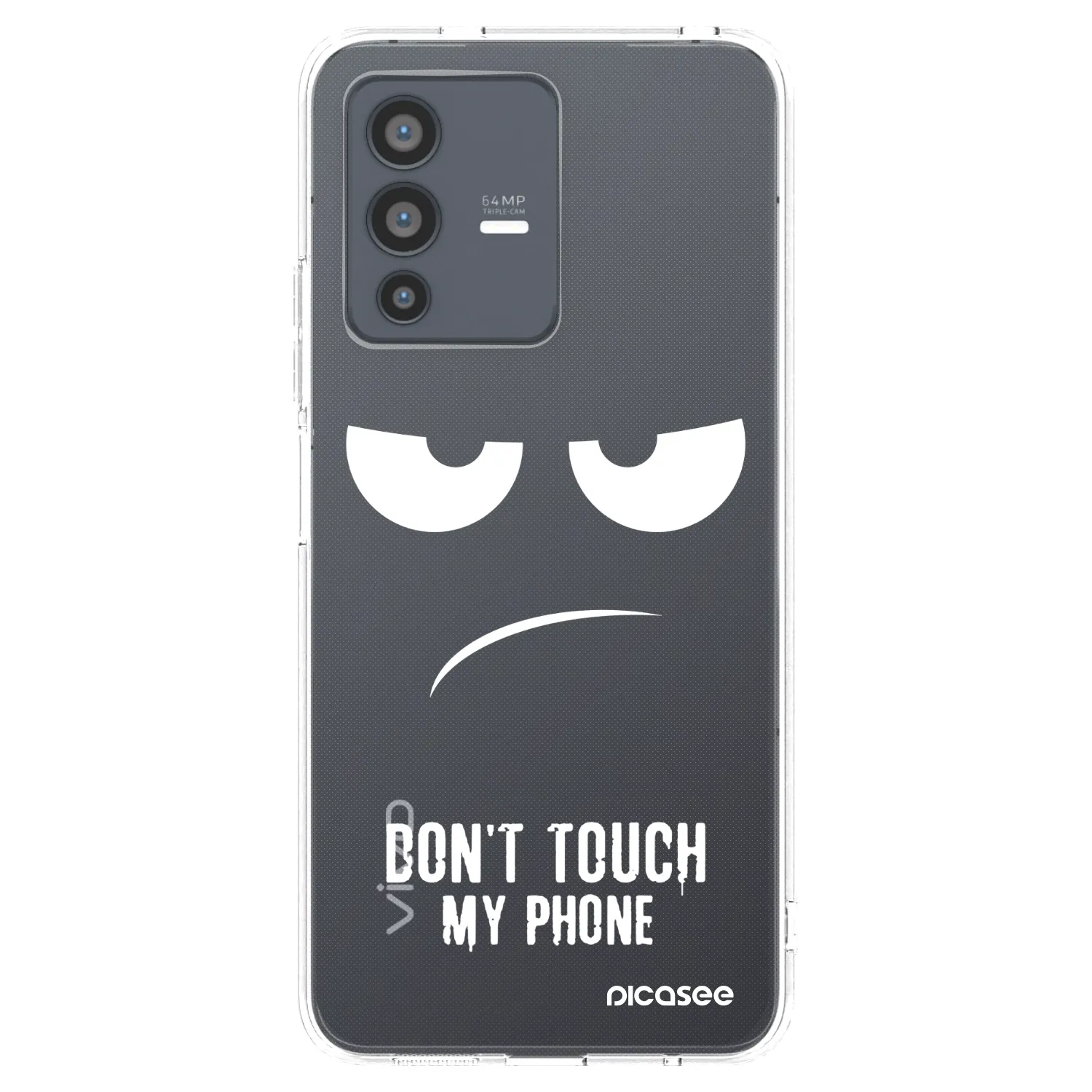 Picasee διαφανής θήκη σιλικόνης Vivo V23 5G - Don't Touch My Phone