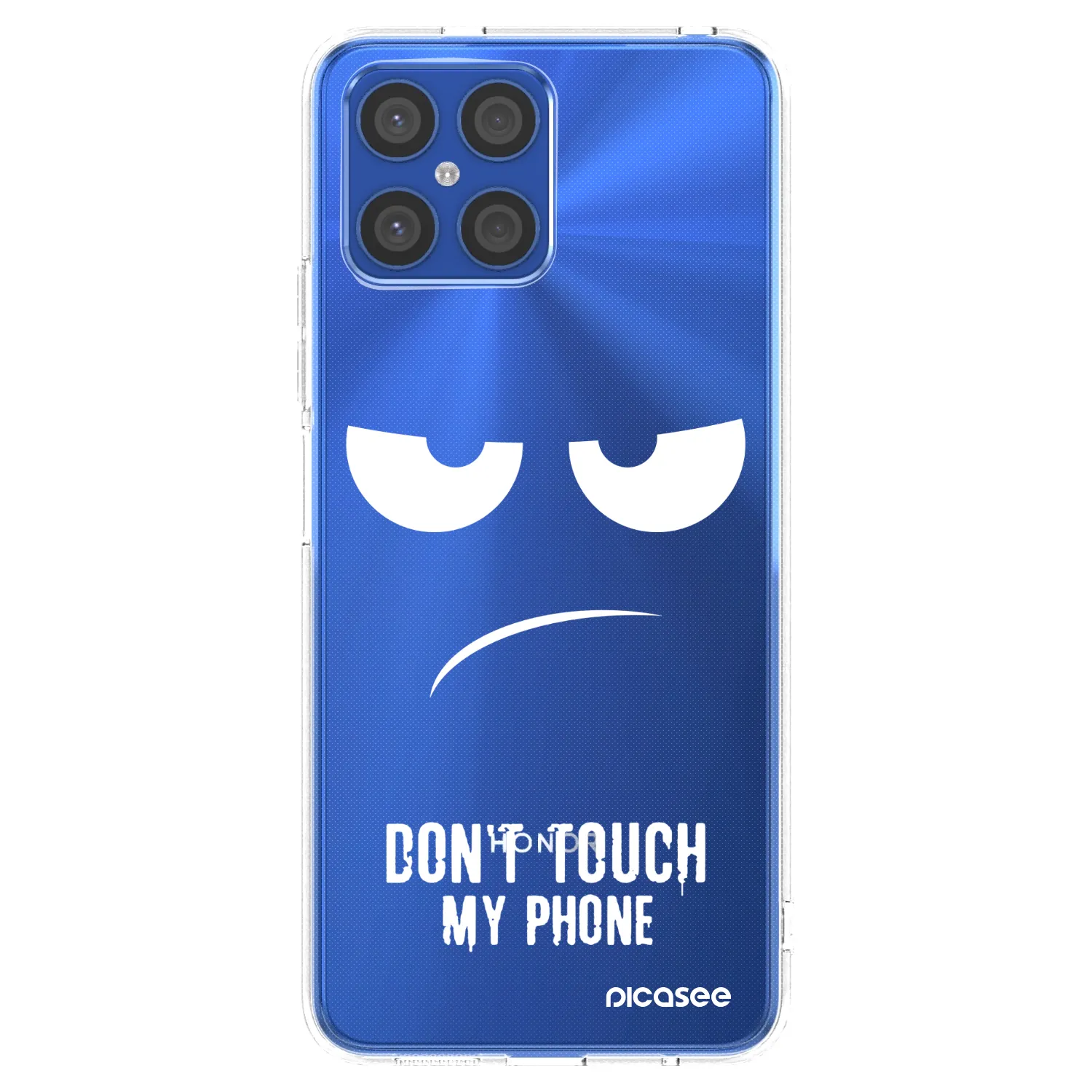 Picasee διαφανής θήκη σιλικόνης Honor X8 4G - Don't Touch My Phone