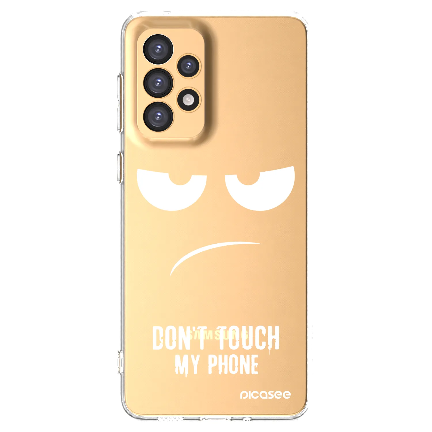 Picasee διαφανής θήκη σιλικόνης Samsung Galaxy A33 5G A336 - Don't Touch My Phone