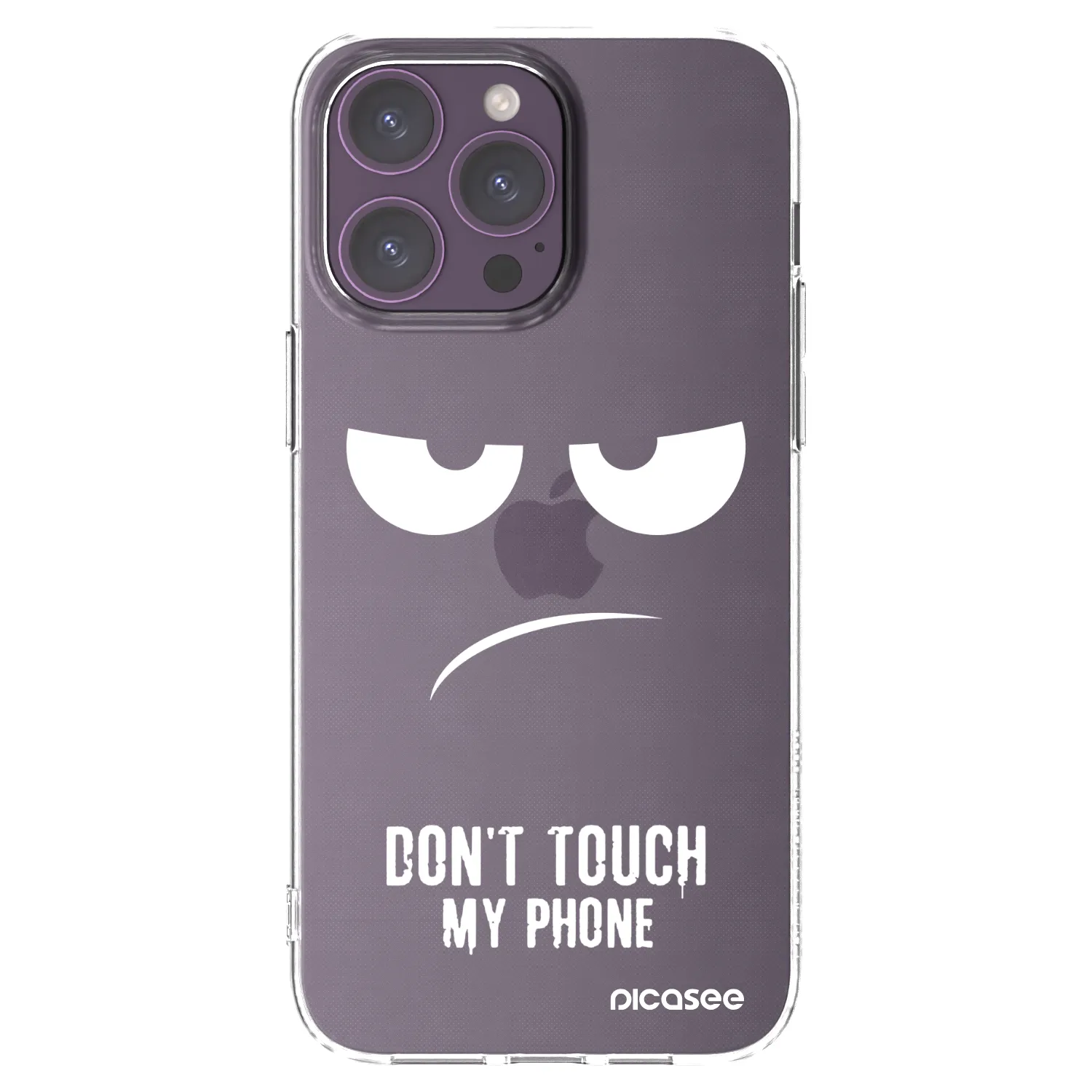Picasee διαφανής θήκη σιλικόνης Apple iPhone 14 Pro Max - Don't Touch My Phone