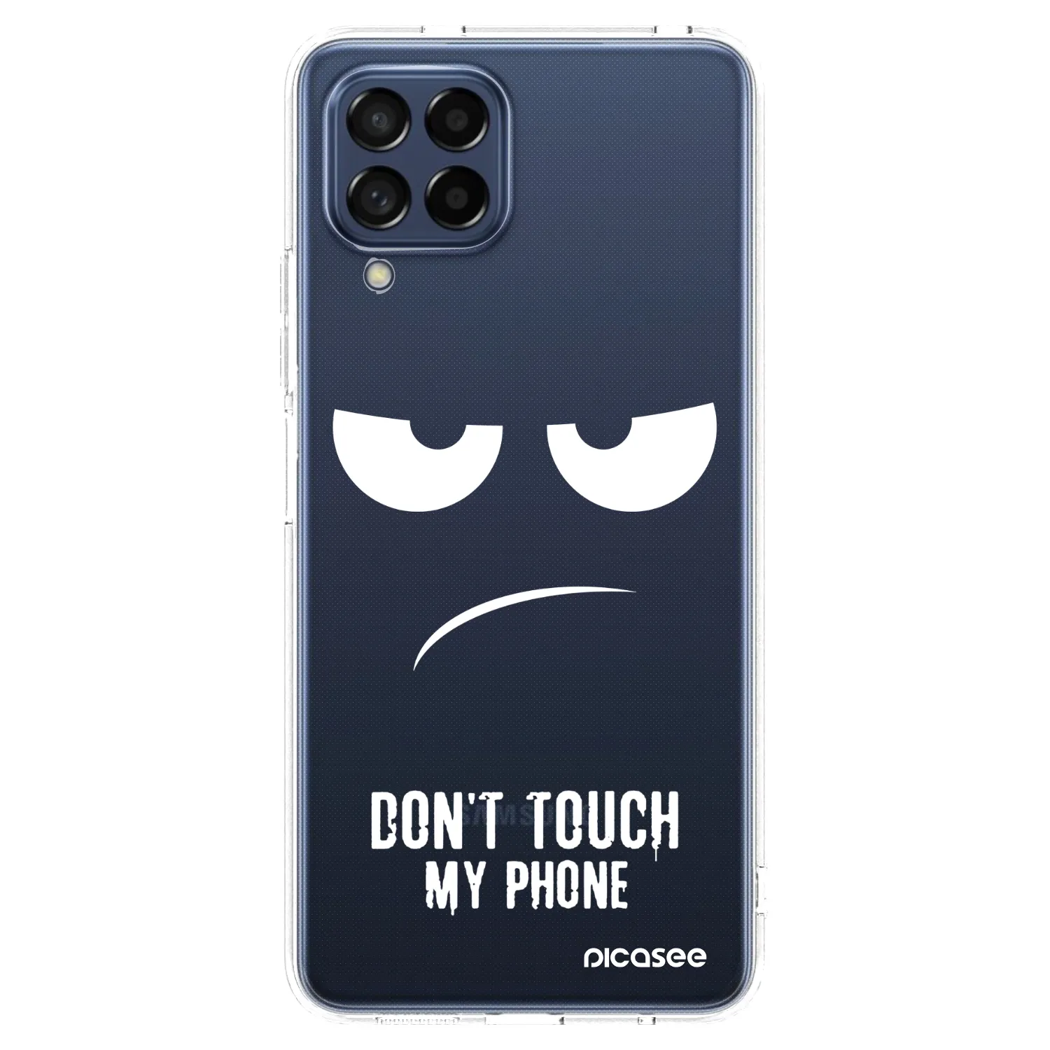 Picasee διαφανής θήκη σιλικόνης Samsung Galaxy M53 5G - Don't Touch My Phone