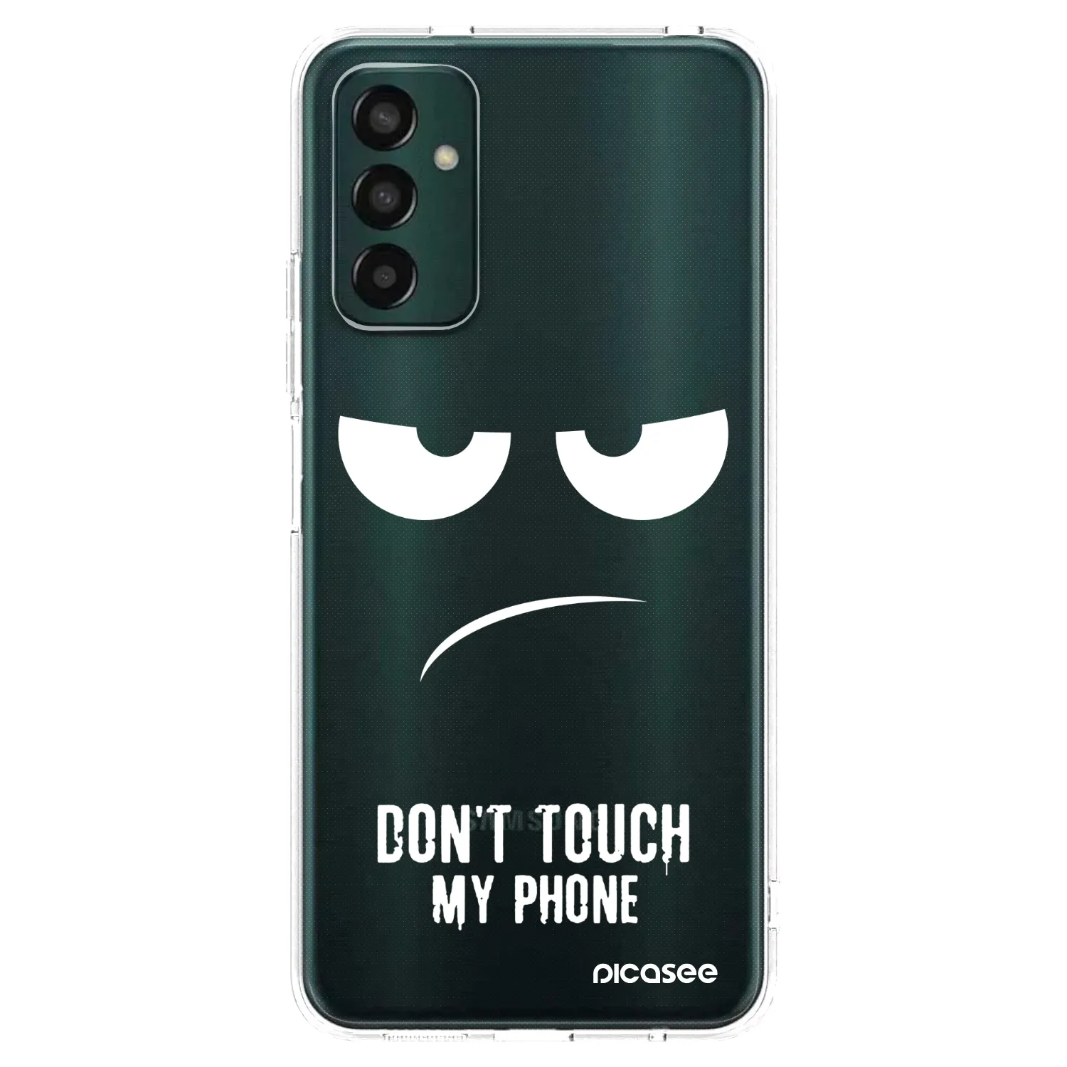 Picasee διαφανής θήκη σιλικόνης Samsung Galaxy M13 M135F - Don't Touch My Phone