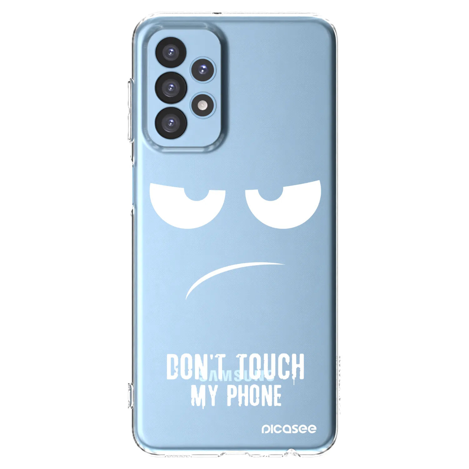 Picasee διαφανής θήκη σιλικόνης Samsung Galaxy A23 A235F 4G - Don't Touch My Phone