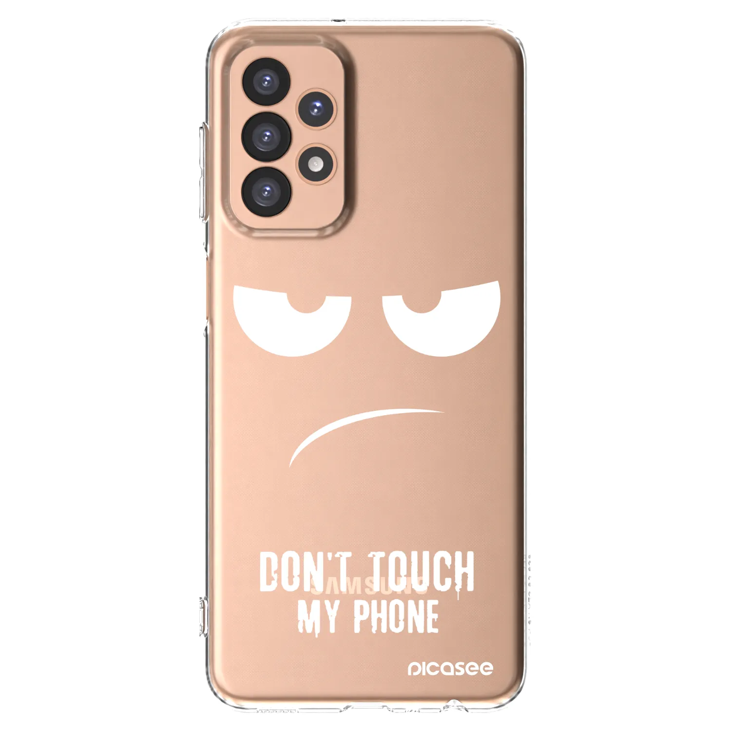 Picasee διαφανής θήκη σιλικόνης Samsung Galaxy A23 A236B 5G - Don't Touch My Phone