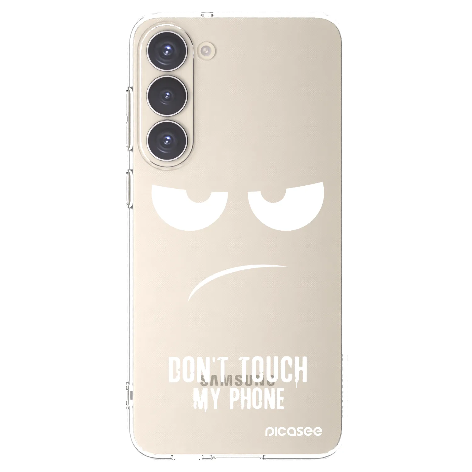 Picasee διαφανής θήκη σιλικόνης Samsung Galaxy S23+ 5G - Don't Touch My Phone