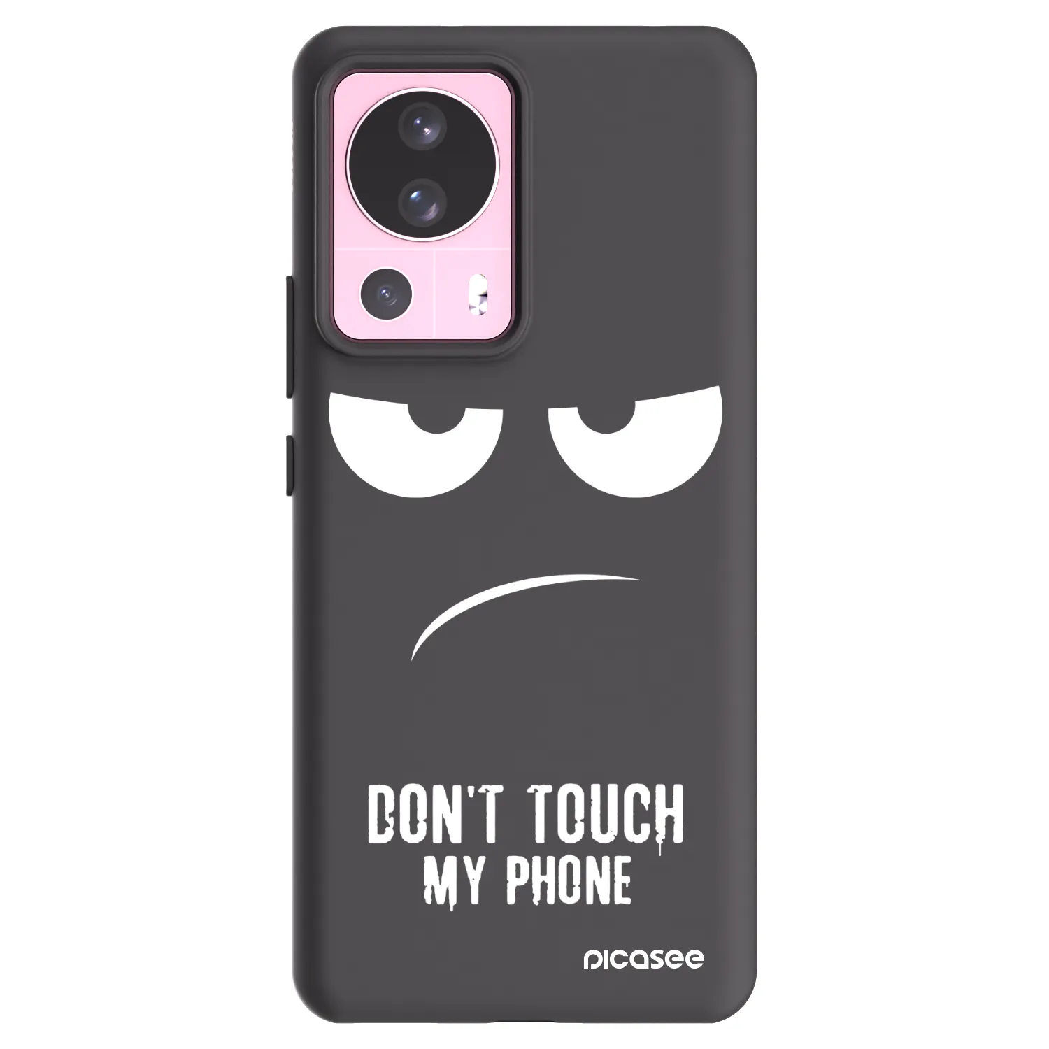 Picasee Μαύρη θήκη σιλικόνης για Xiaomi 13 Lite - Don't Touch My Phone