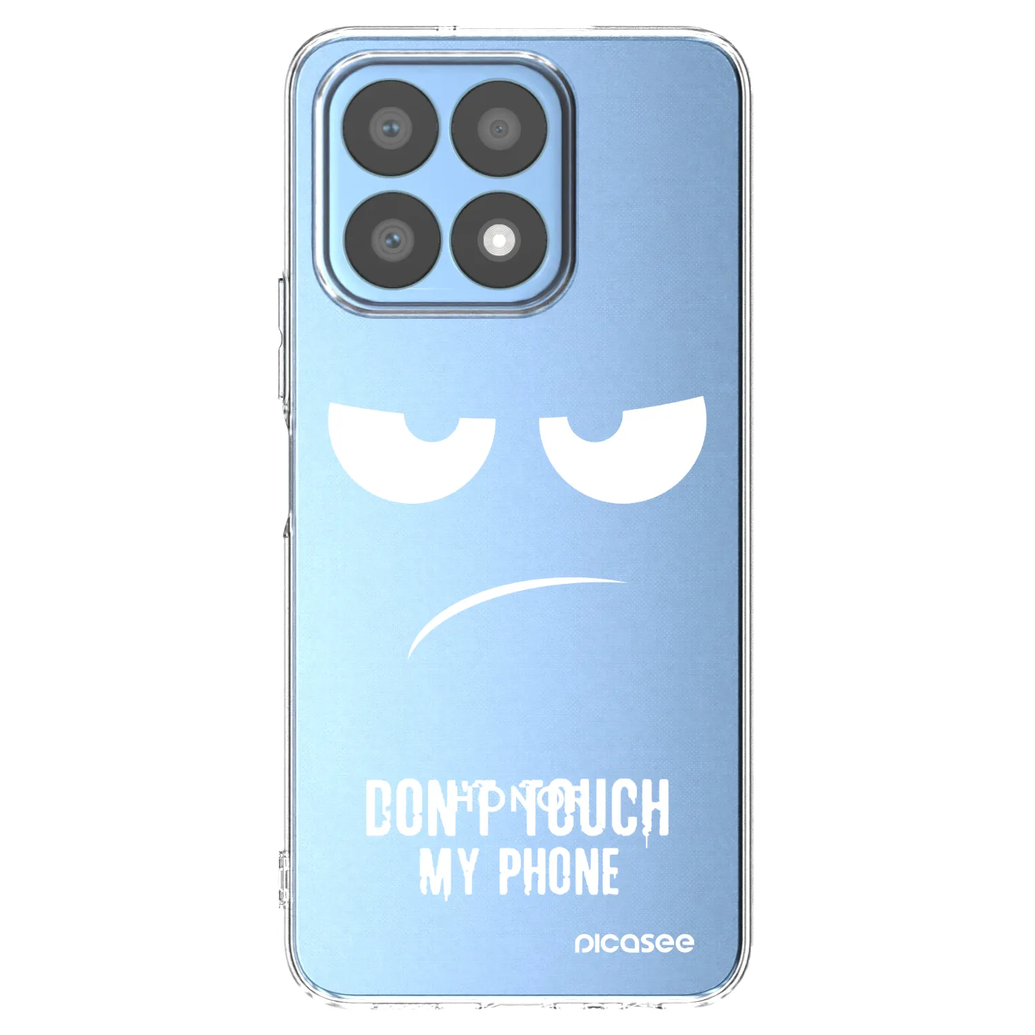 Picasee διαφανής θήκη σιλικόνης Honor X8a - Don't Touch My Phone