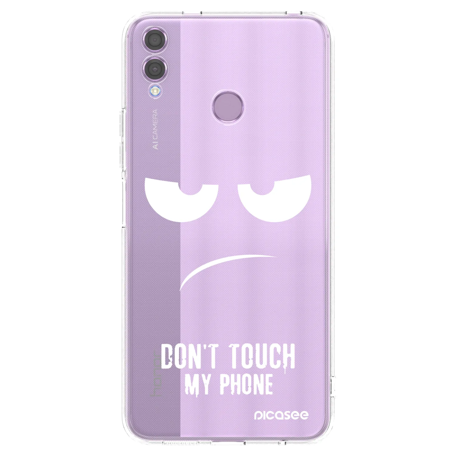 Picasee διαφανής θήκη σιλικόνης Honor 8X - Don't Touch My Phone