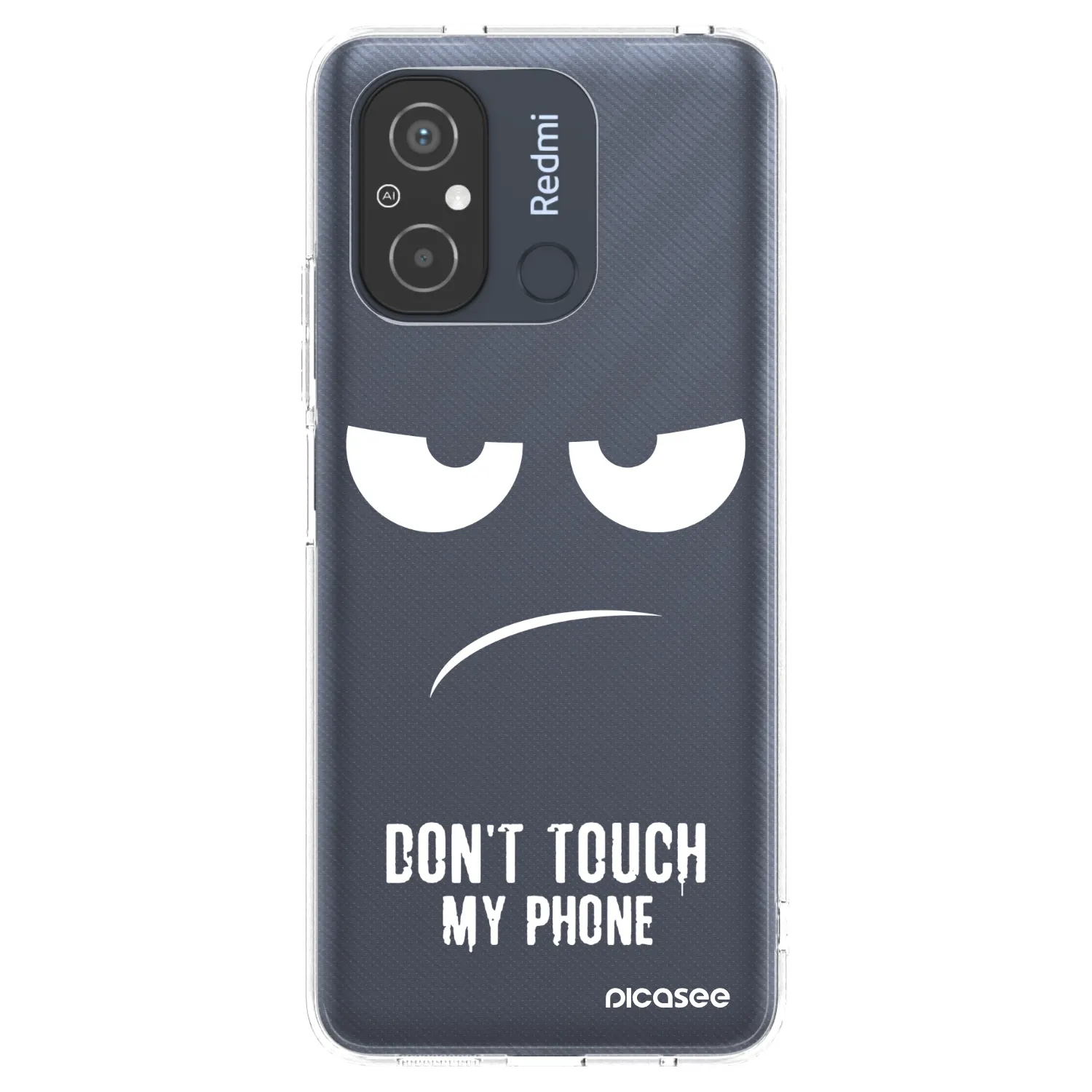 Picasee διαφανής θήκη σιλικόνης Xiaomi Redmi 12C - Don't Touch My Phone