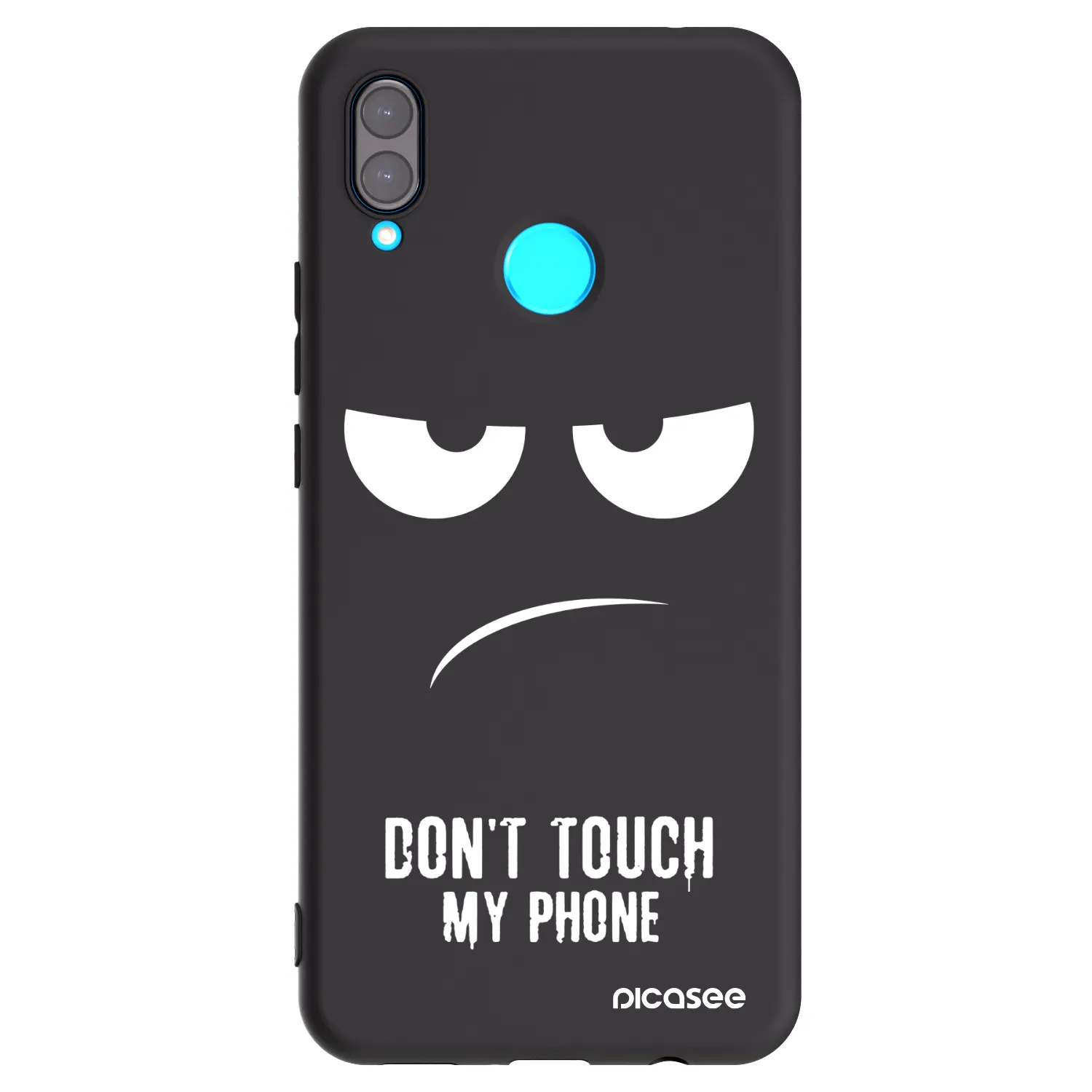 Picasee Μαύρη θήκη σιλικόνης για Huawei Nova 3 - Don't Touch My Phone