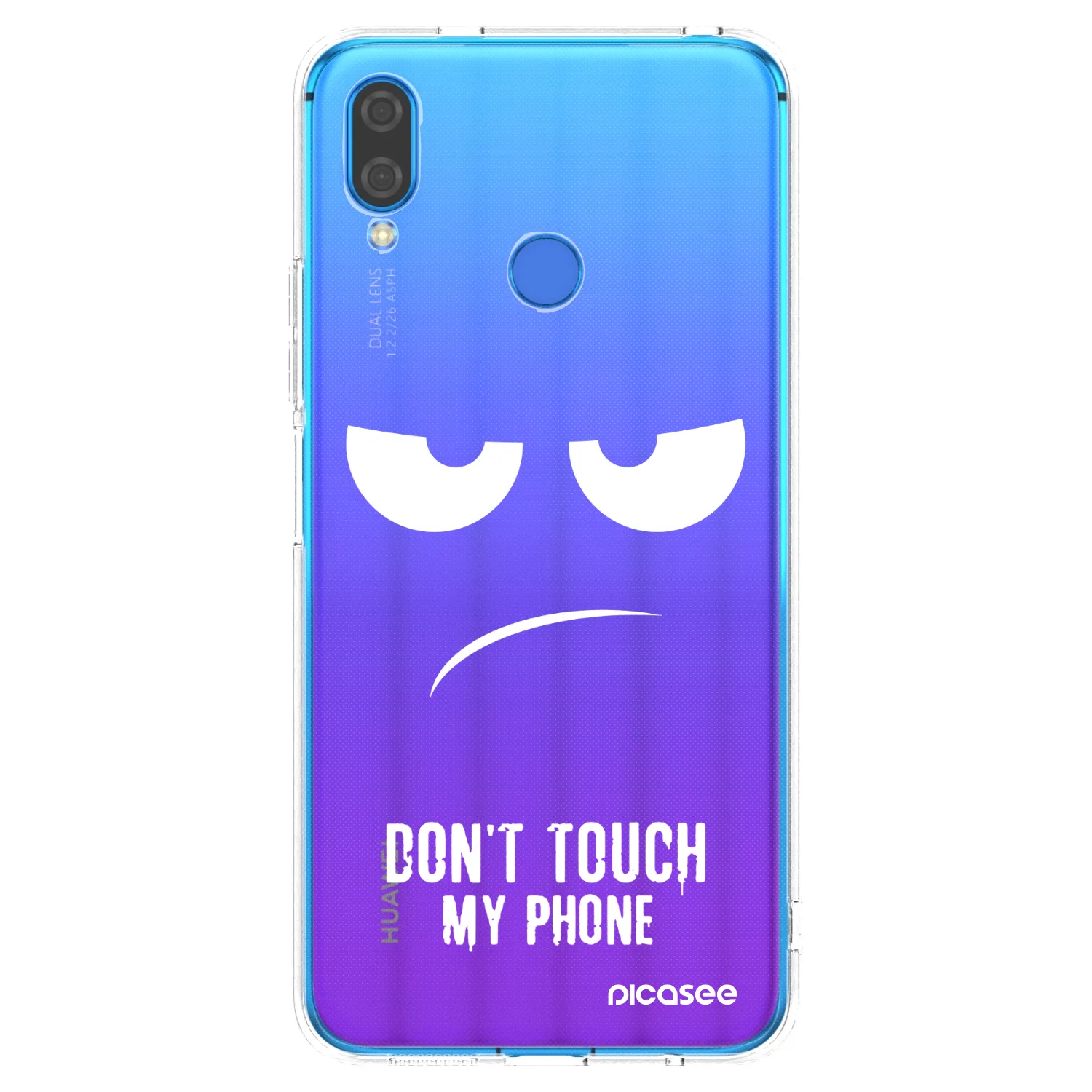 Picasee διαφανής θήκη σιλικόνης Huawei Nova 3 - Don't Touch My Phone
