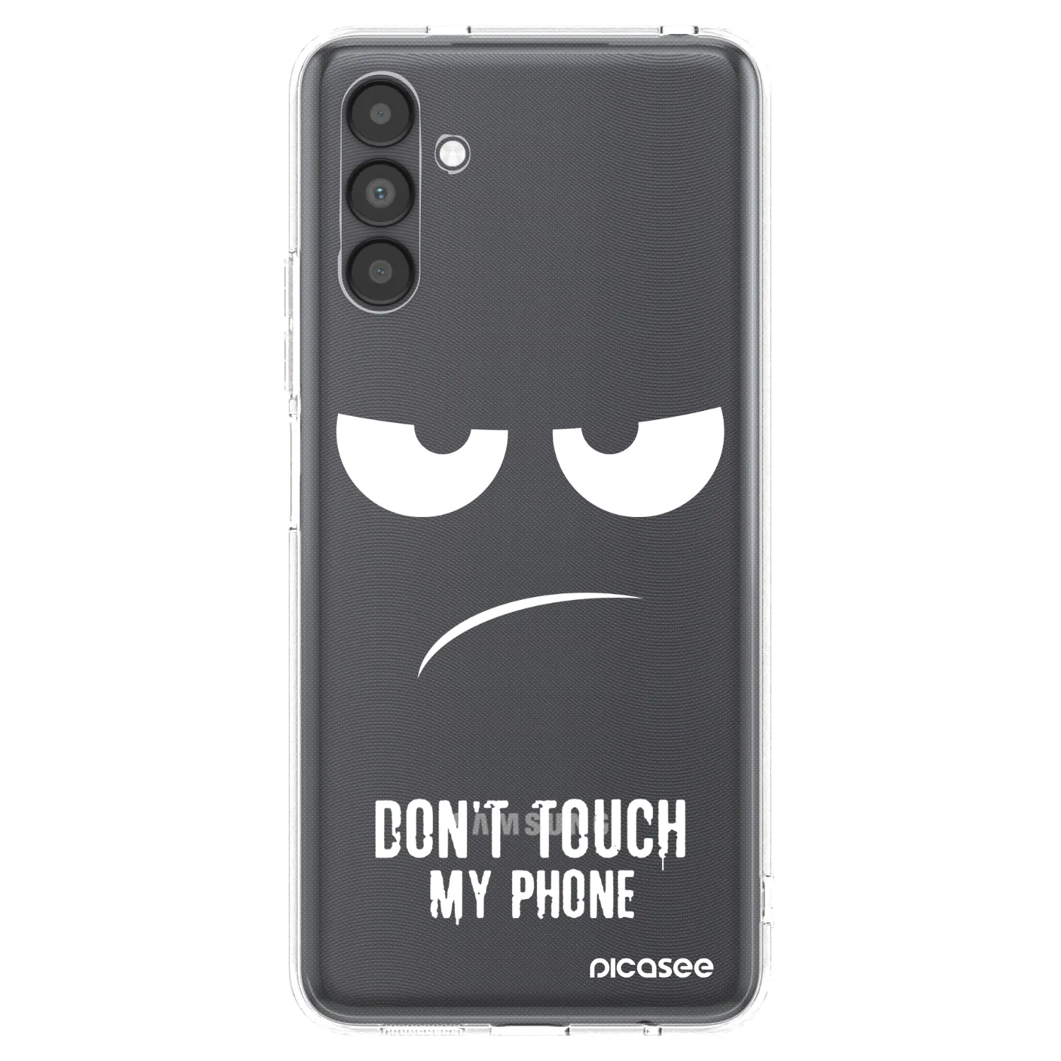 Picasee διαφανής θήκη σιλικόνης Samsung Galaxy A04s A047F - Don't Touch My Phone