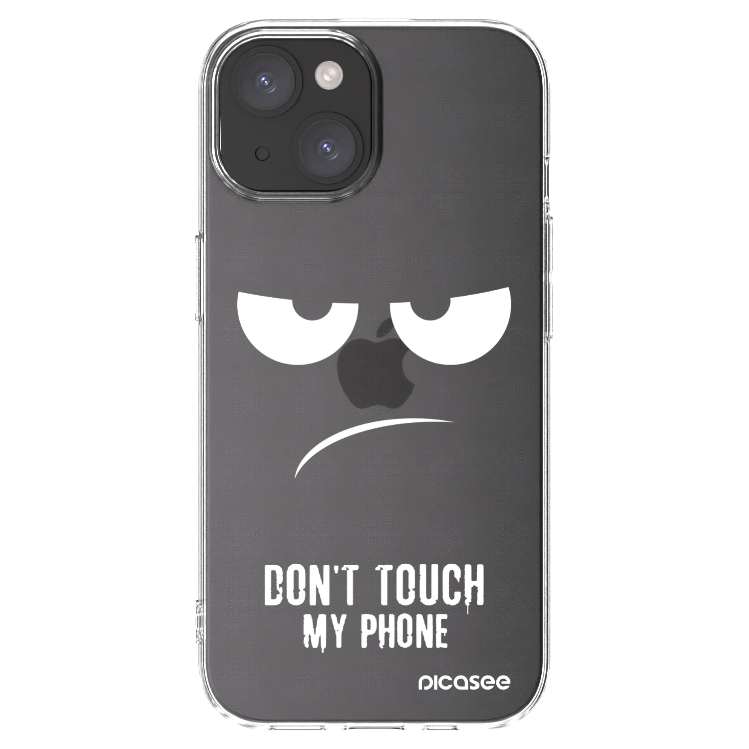 Picasee διαφανής θήκη σιλικόνης Apple iPhone 15 - Don't Touch My Phone