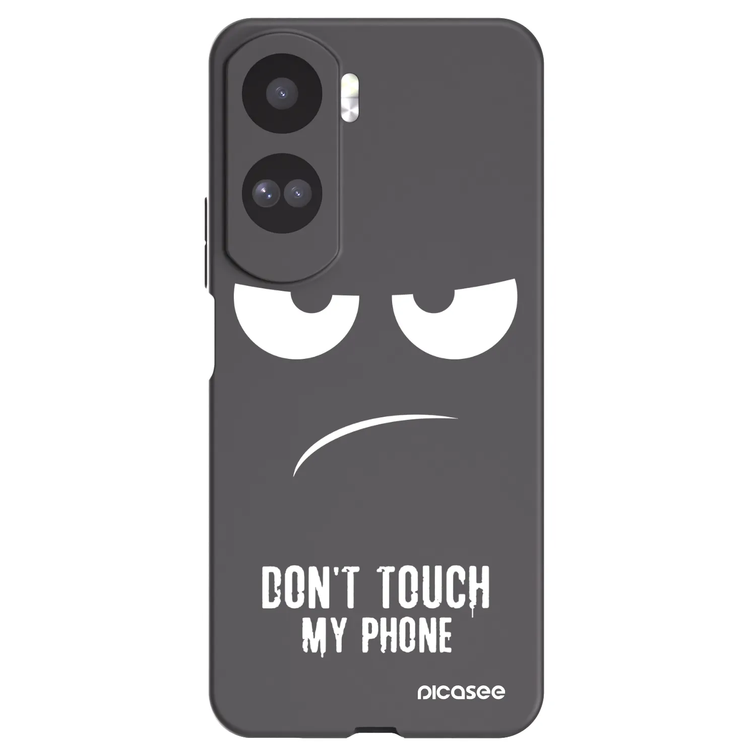 Picasee Μαύρη θήκη σιλικόνης για Honor 90 Lite 5G - Don't Touch My Phone