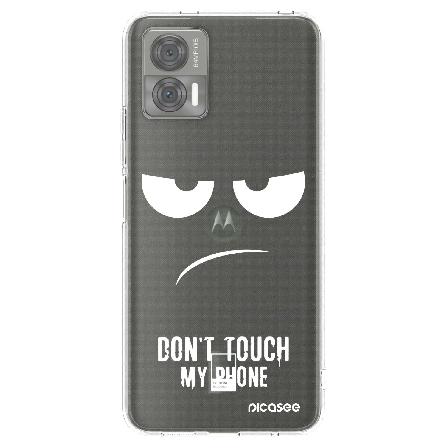 Picasee διαφανής θήκη σιλικόνης Motorola Edge 30 Neo - Don't Touch My Phone