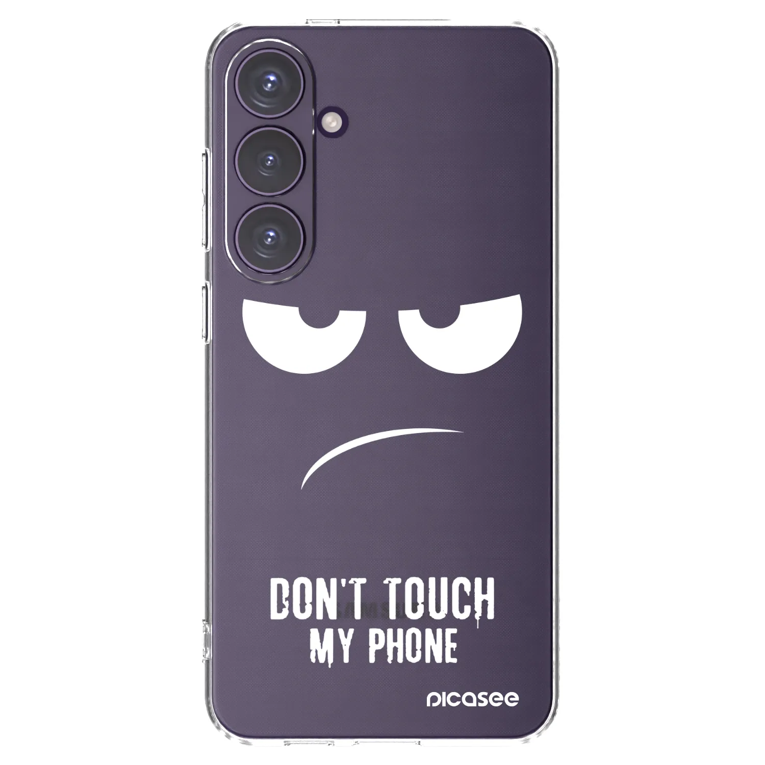 Picasee διαφανής θήκη σιλικόνης Samsung Galaxy S24+ S926B 5G - Don't Touch My Phone