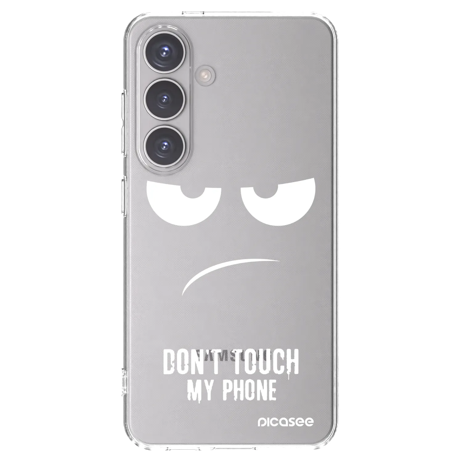 Picasee διαφανής θήκη σιλικόνης Samsung Galaxy S24 S921B 5G - Don't Touch My Phone