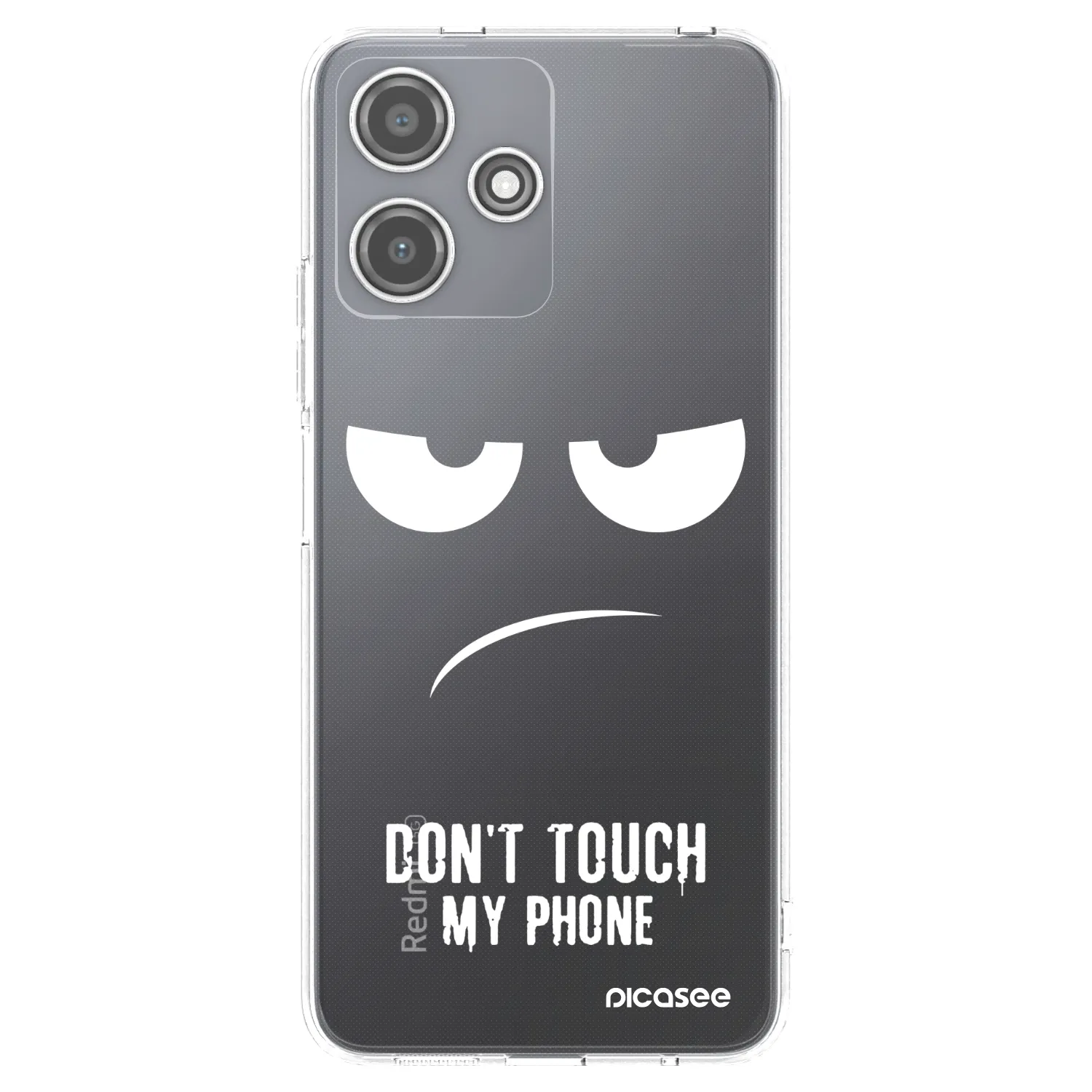 Picasee διαφανής θήκη σιλικόνης Xiaomi Redmi 12 5G - Don't Touch My Phone