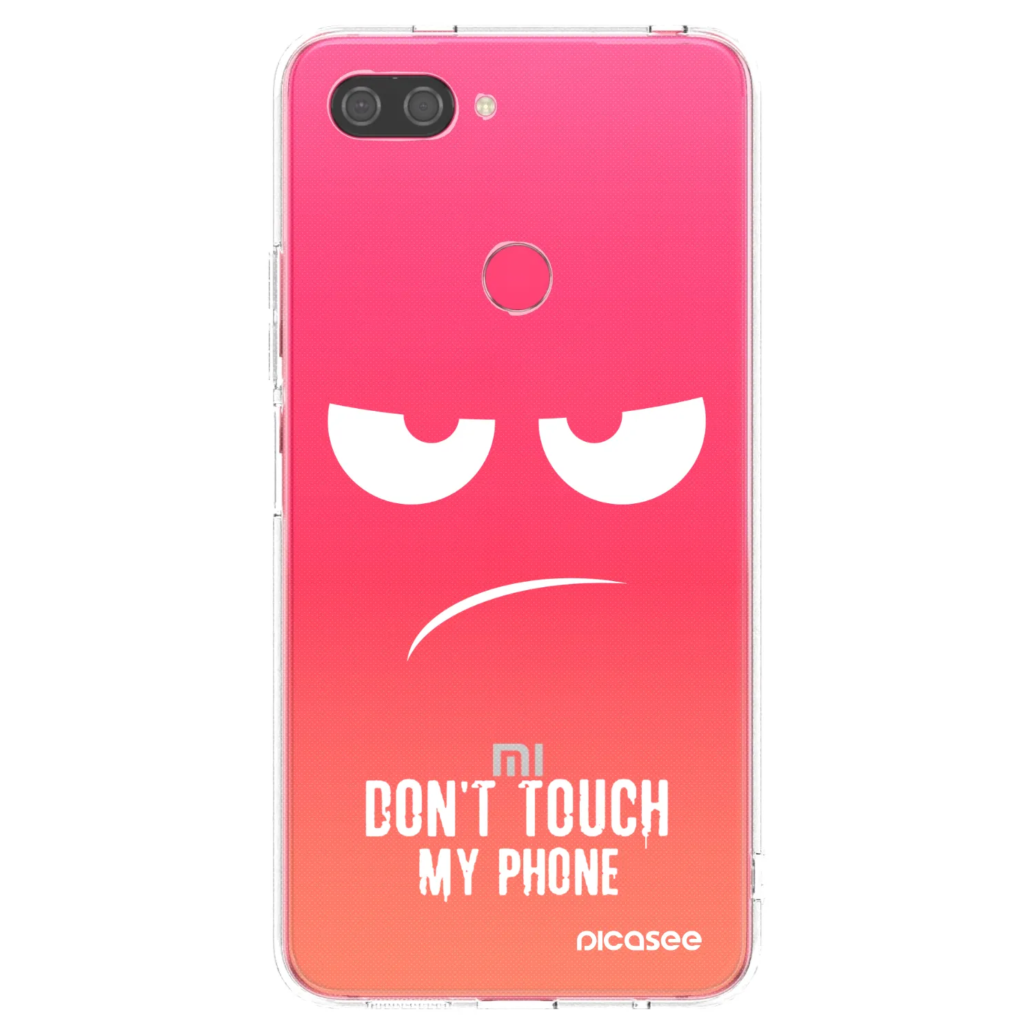 Picasee διαφανής θήκη σιλικόνης Xiaomi Mi 8 Lite - Don't Touch My Phone