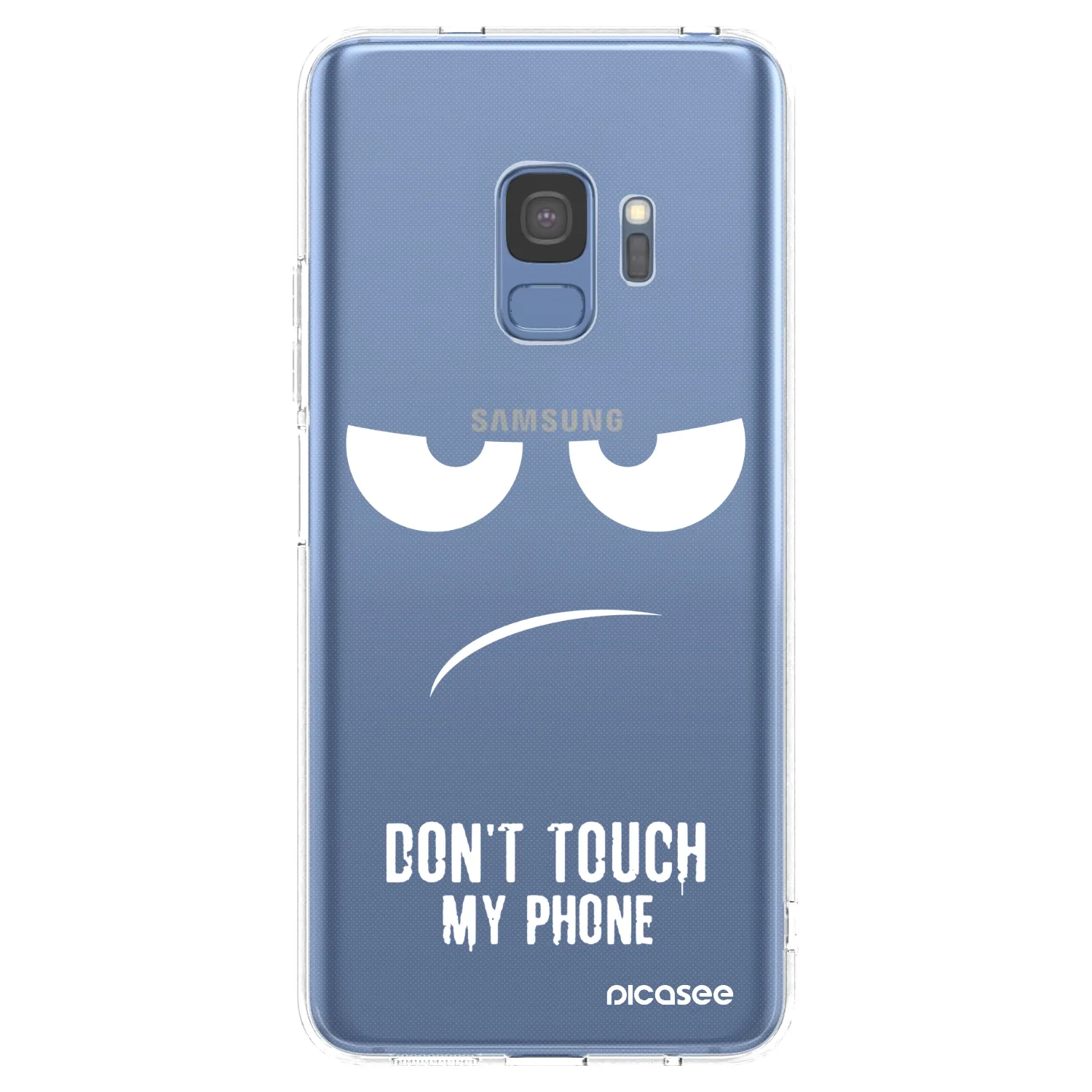 Picasee διαφανής θήκη σιλικόνης Samsung Galaxy S9 G960F - Don't Touch My Phone