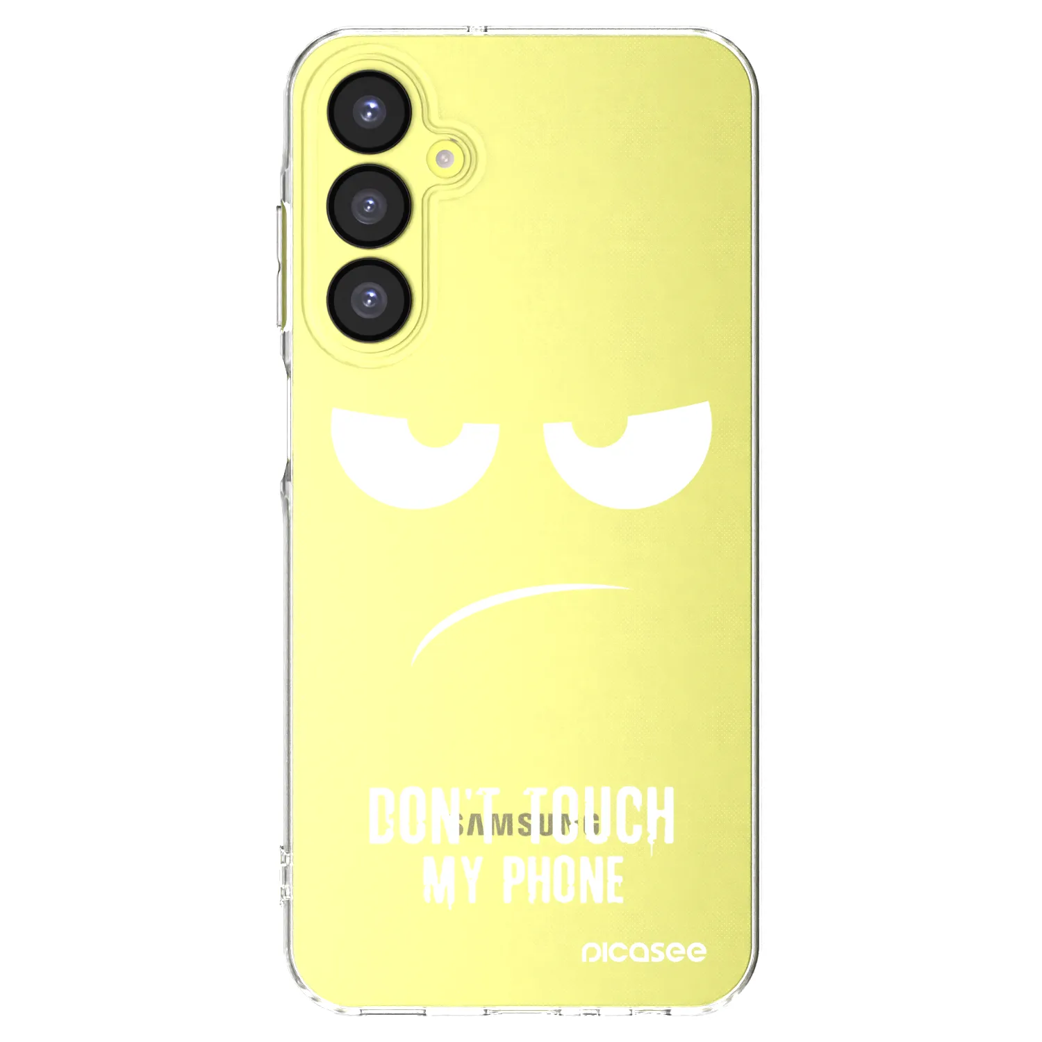 Picasee διαφανής θήκη σιλικόνης Samsung Galaxy A25 A256B 5G - Don't Touch My Phone