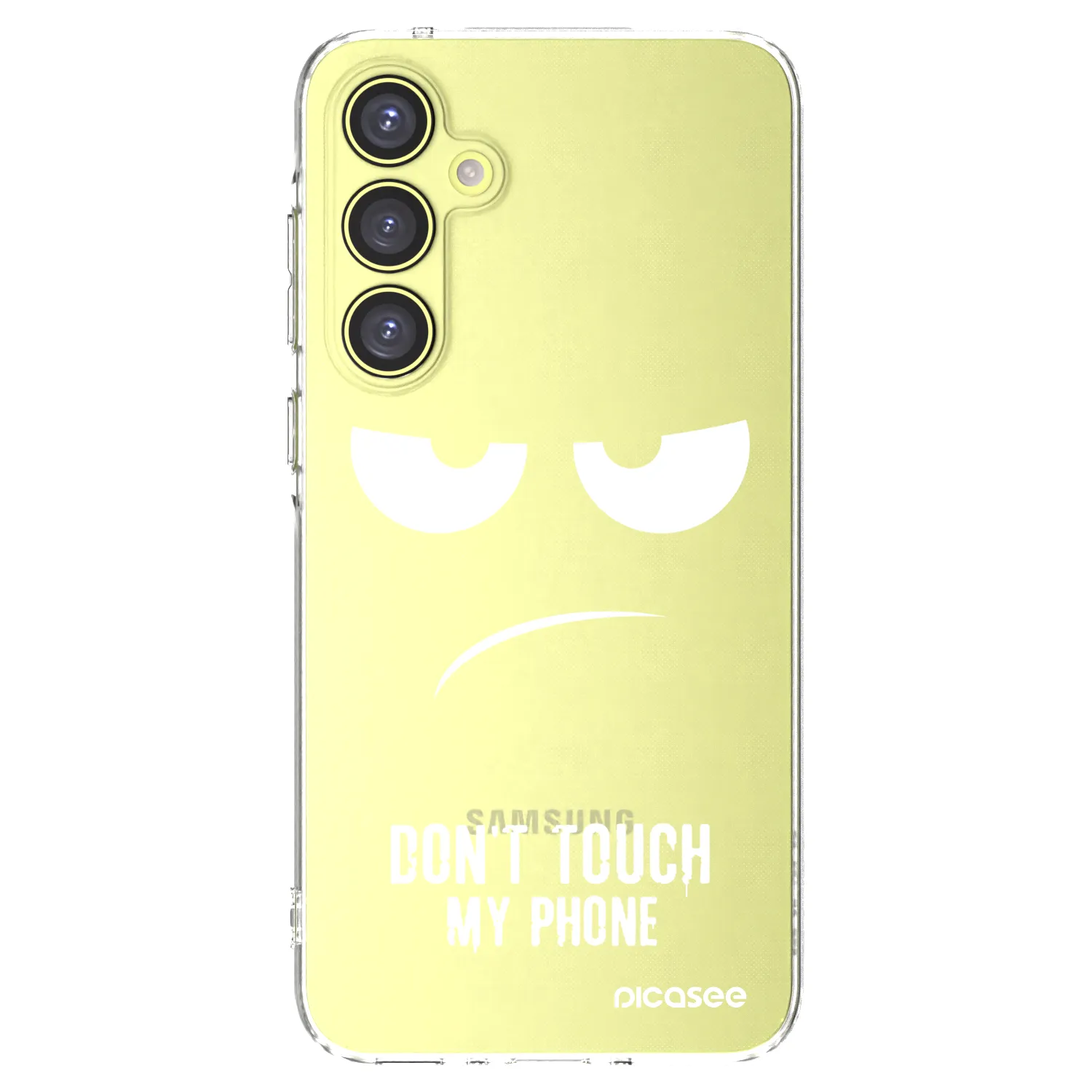 Picasee διαφανής θήκη σιλικόνης Samsung Galaxy A35 5G A356B - Don't Touch My Phone