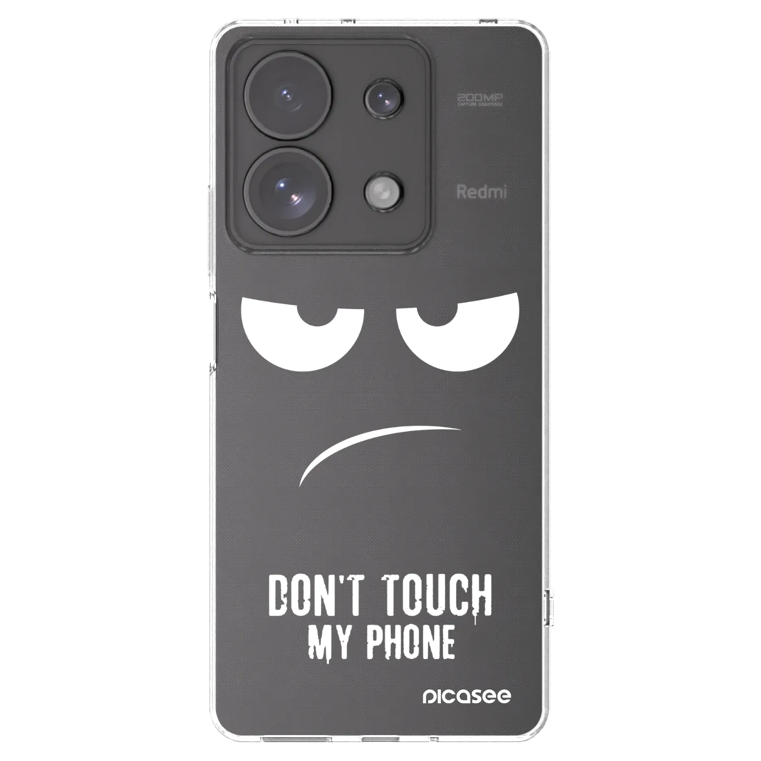 Picasee διαφανής θήκη σιλικόνης Xiaomi Redmi Note 13 Pro 4G - Don't Touch My Phone