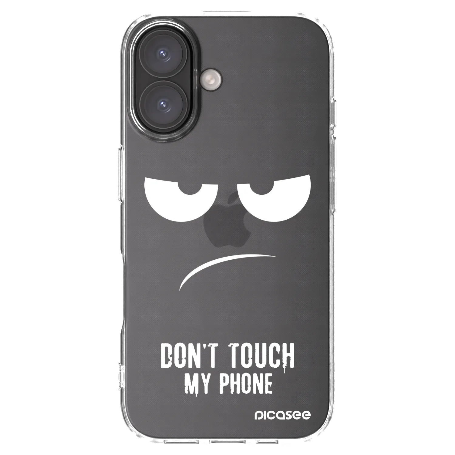 Picasee διαφανής θήκη σιλικόνης Apple iPhone 16 - Don't Touch My Phone